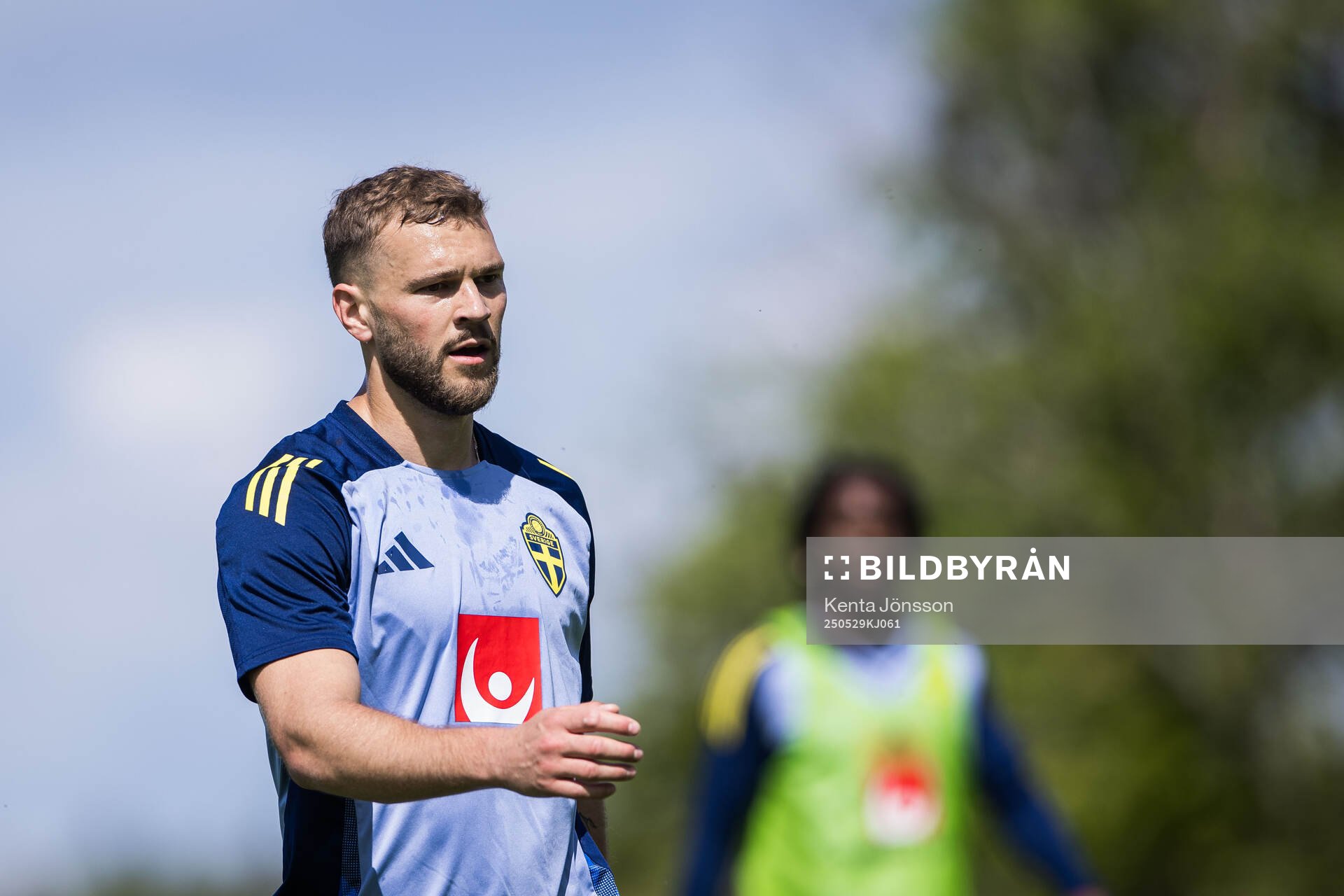 Jesper Karlström of the Swedish men's national football