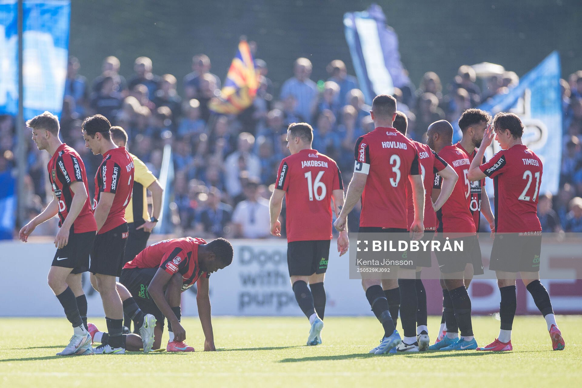 Brommapojkarnas Ezekiel Alladoh deppar