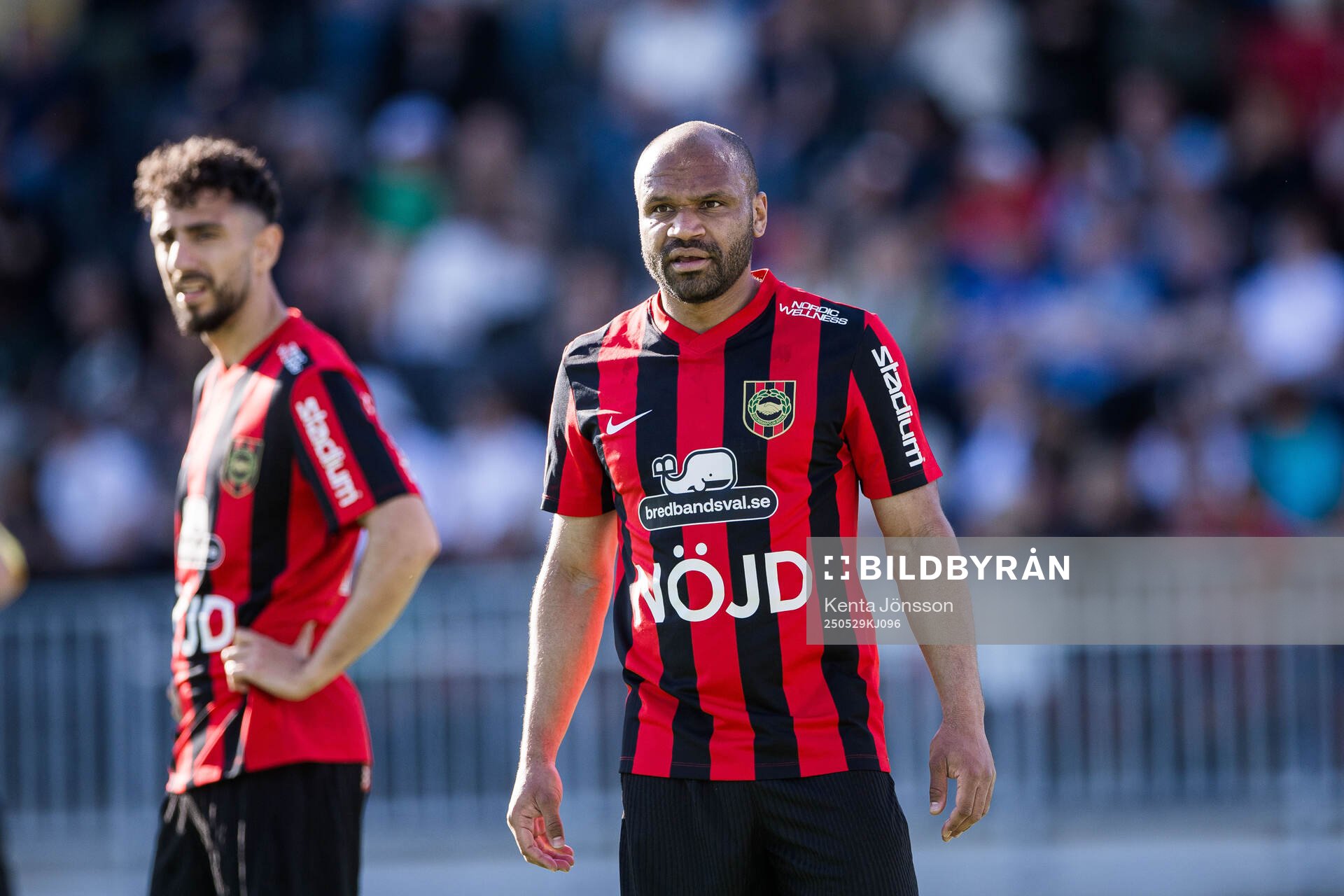 Brommapojkarnas Serge-Junior Martinsson Ngouali och Daleho