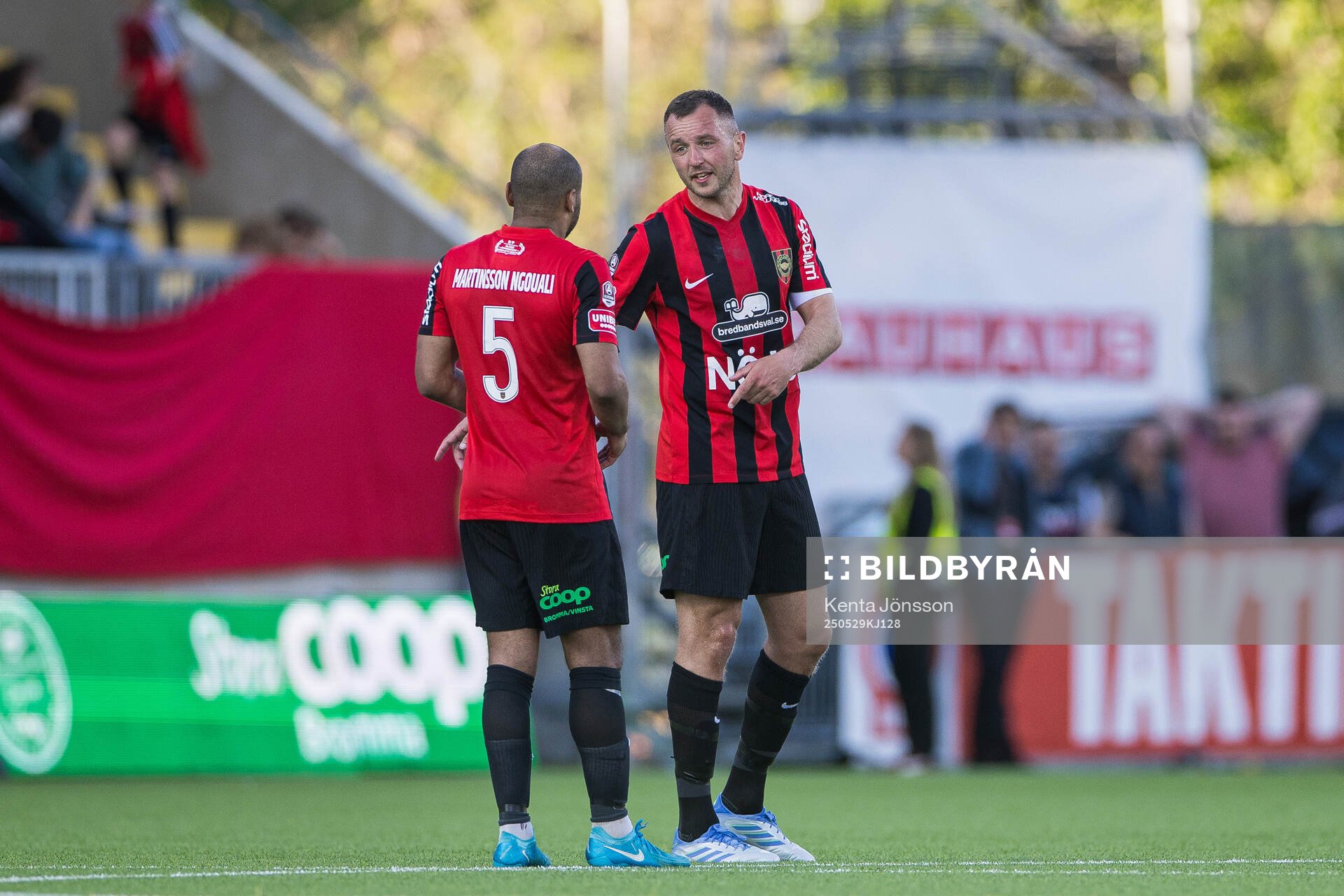 Brommapojkarnas Even Hovland och Serge-Junior Martinsson