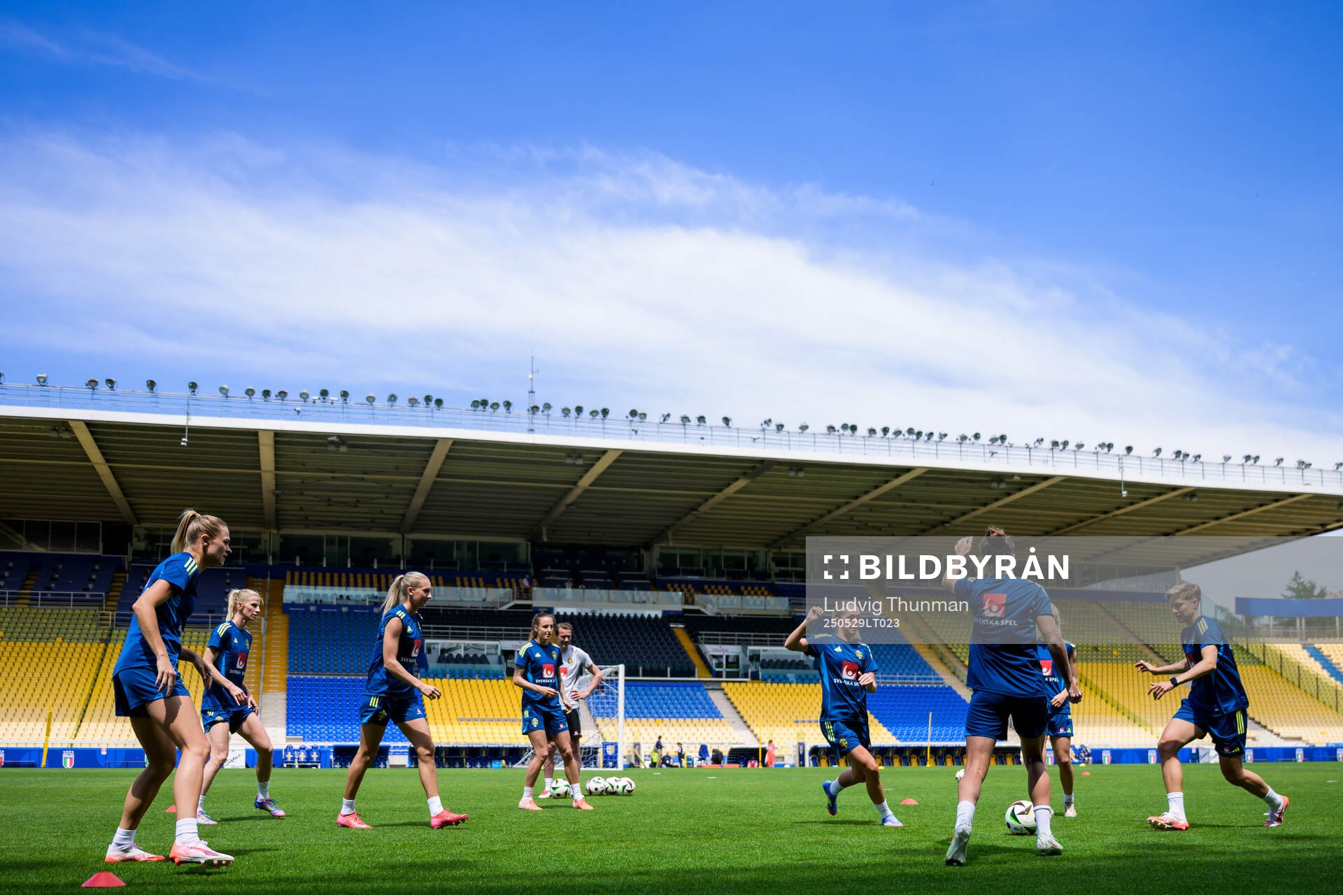 Players of the Swedish women’s national football team