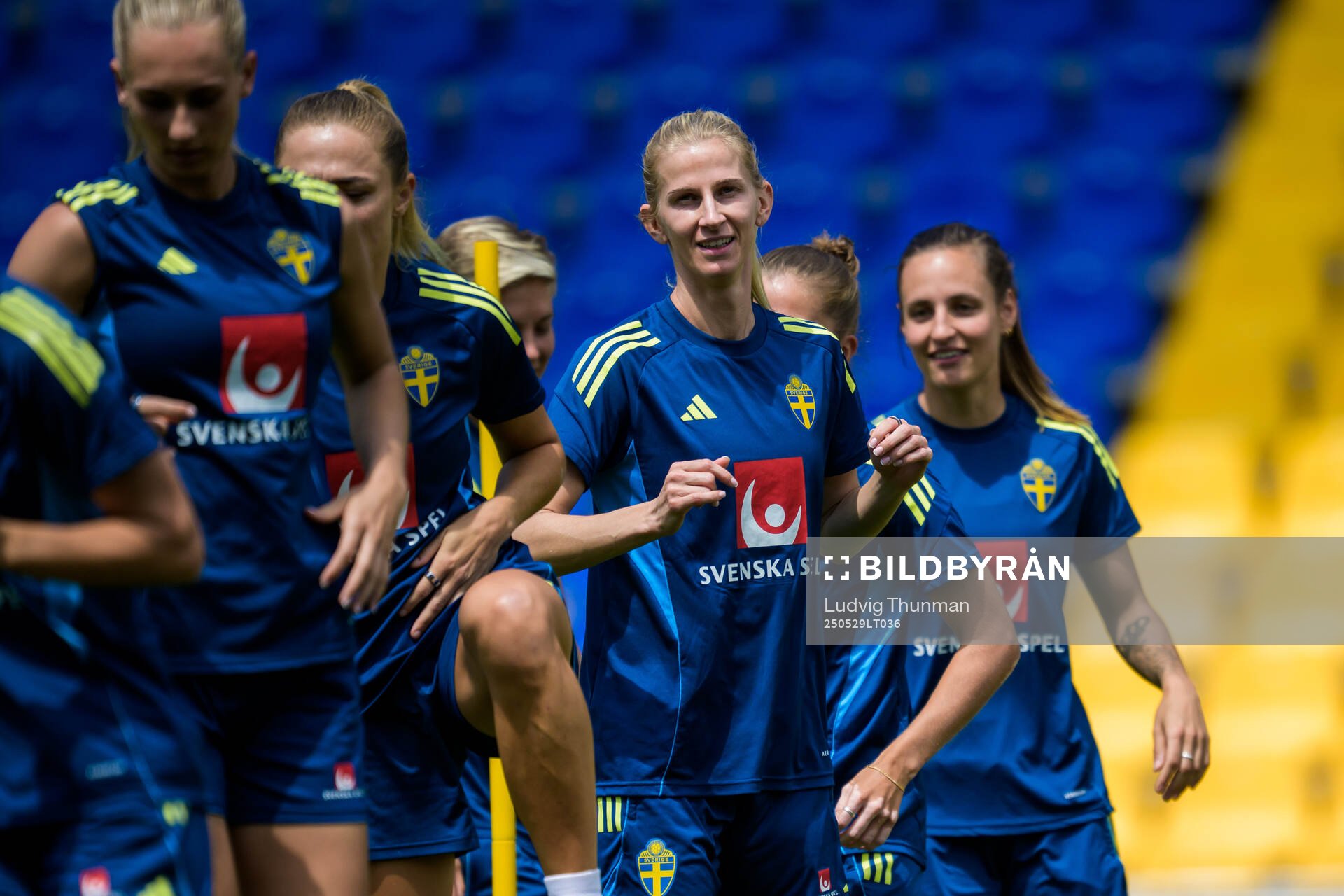 Sofia Jakobsson of the Swedish women’s national football