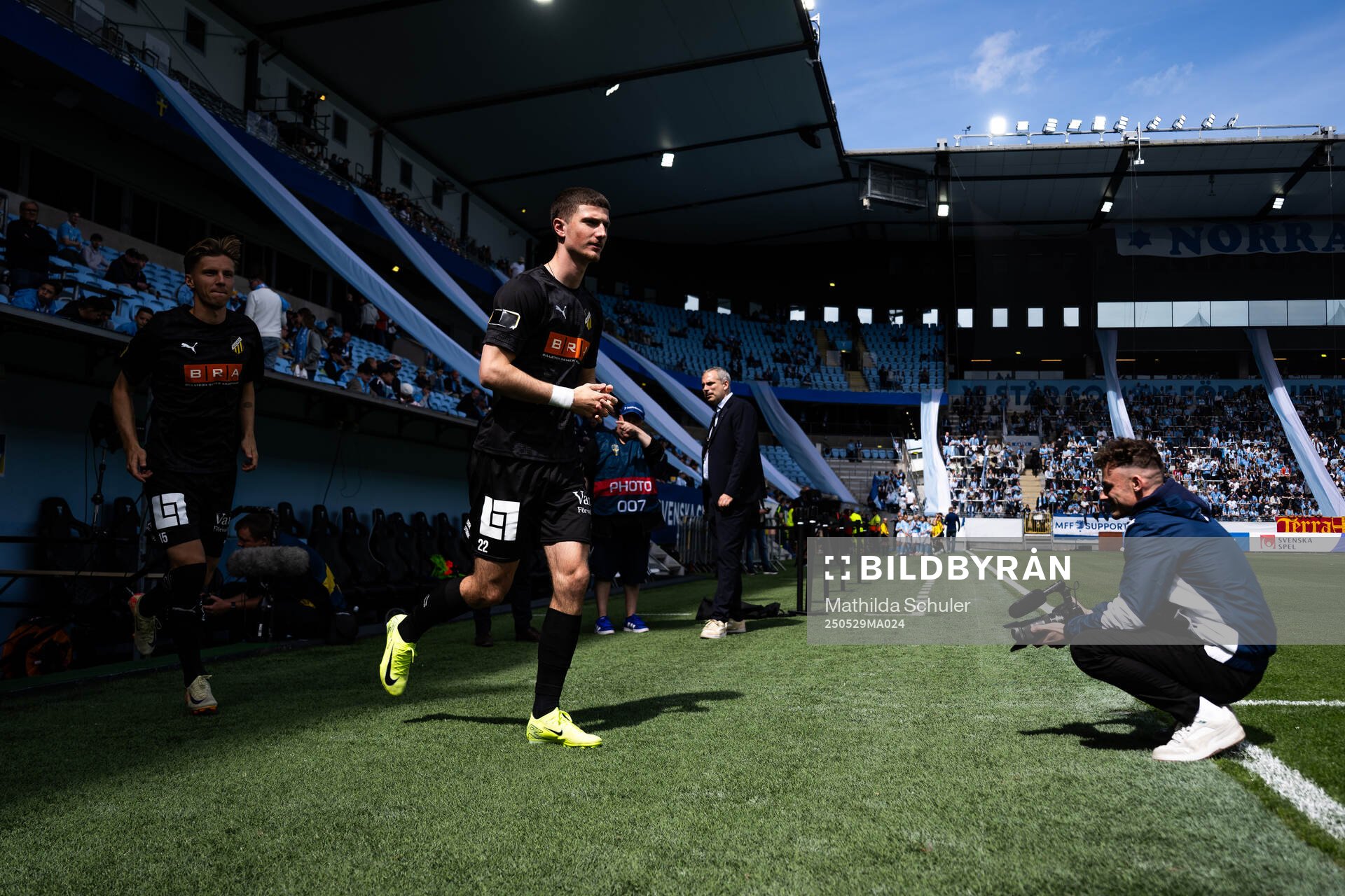 Häckens Nikola Zecevic inför finalen i Svenska Cupen mellan Malmö FF och Häcken den 29 maj 2025 i Malmö. 