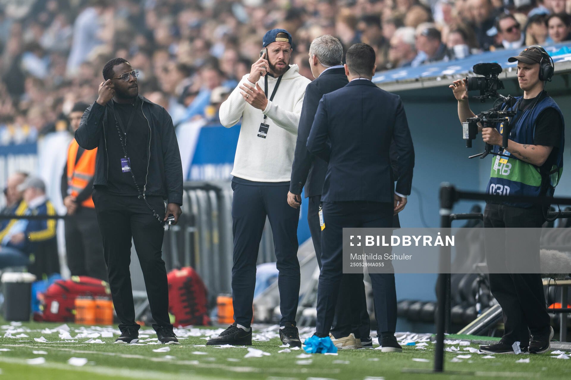 Malmö FFs Pontus Jansson och Pierre Nordberg då matchen