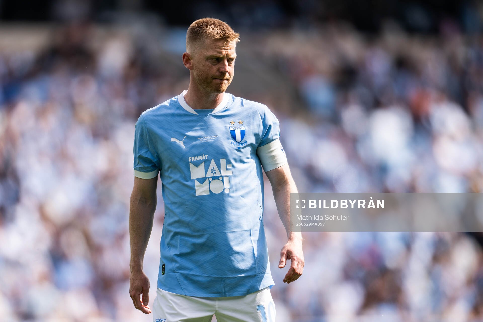 Malmö FFs Anders Christiansen deppar