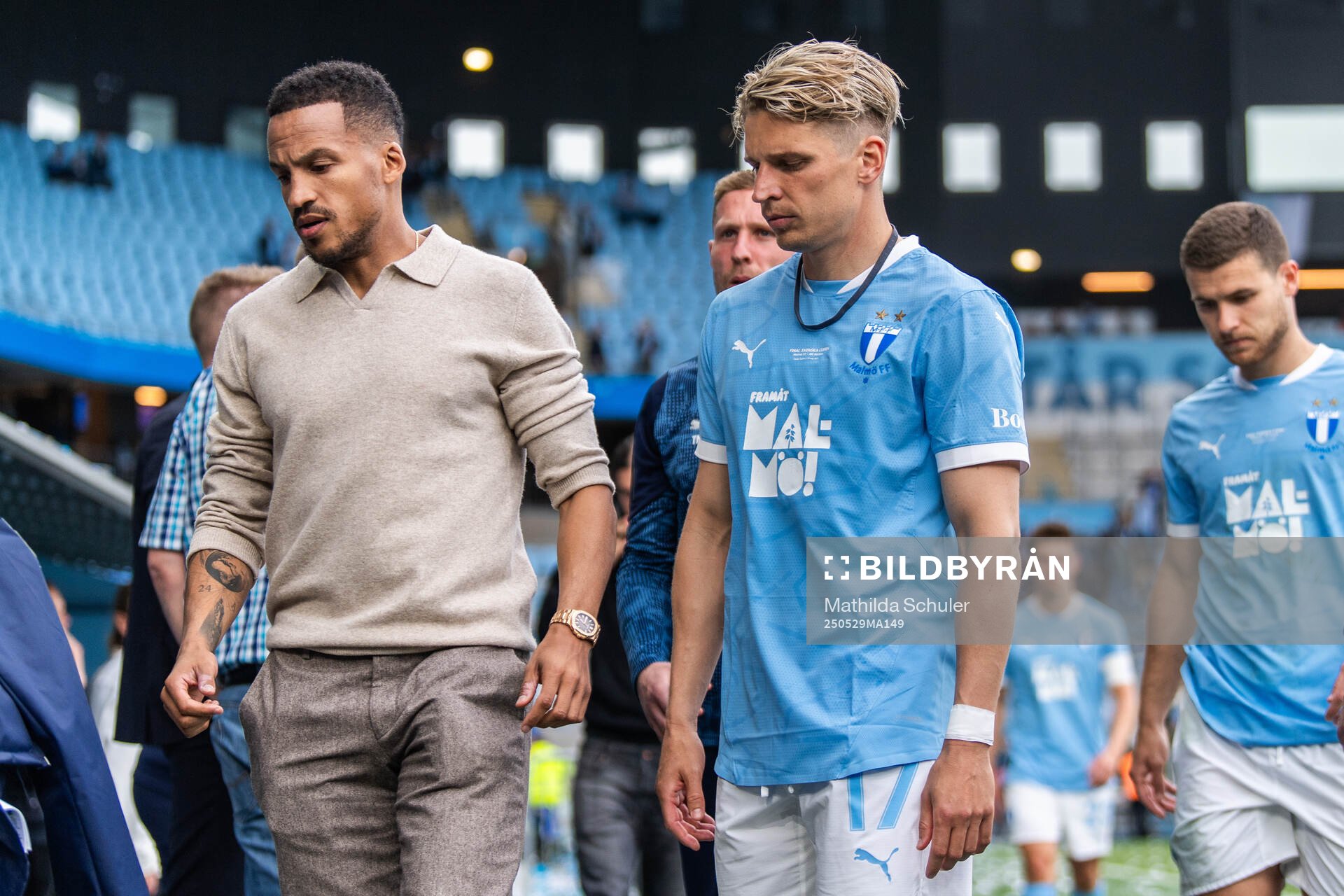 Malmö FFs Jens Stryger Larsen deppar