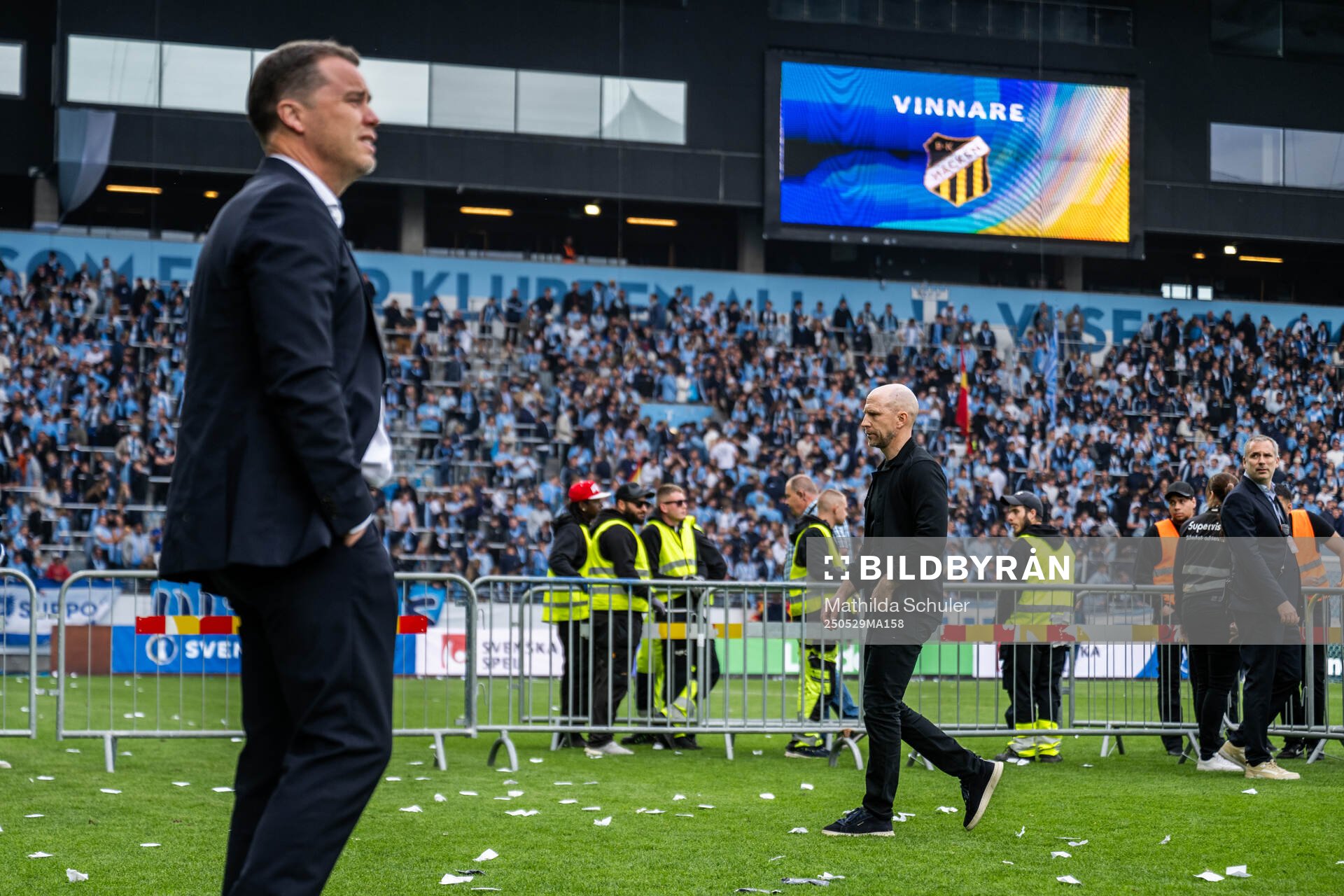 Malmö FFs tränare Henrik Rydström deppar