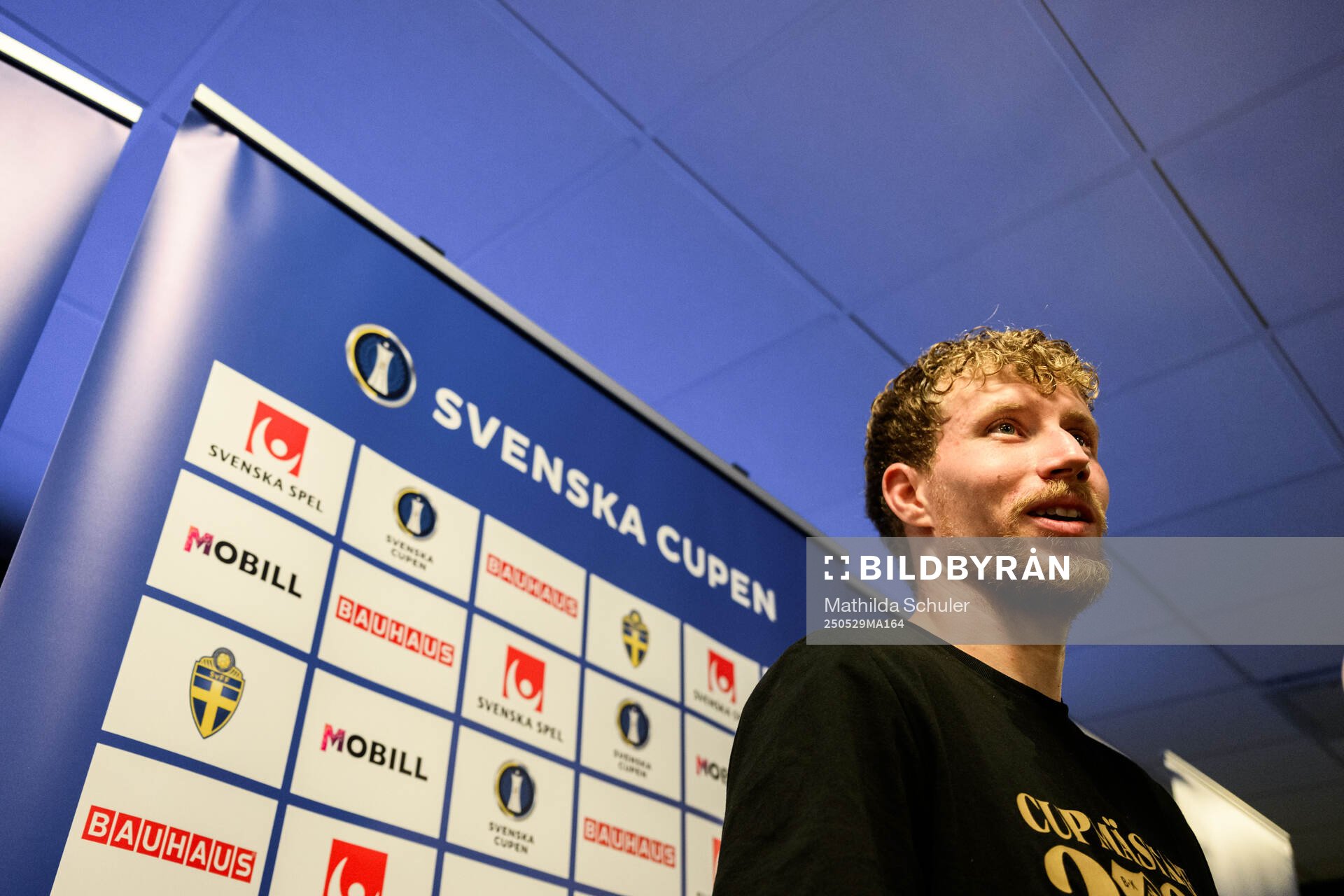 Häckens Simon Gustafson efter finalen i Svenska Cupen mellan Malmö FF och Häcken den 29 maj 2025 i Malmö. 