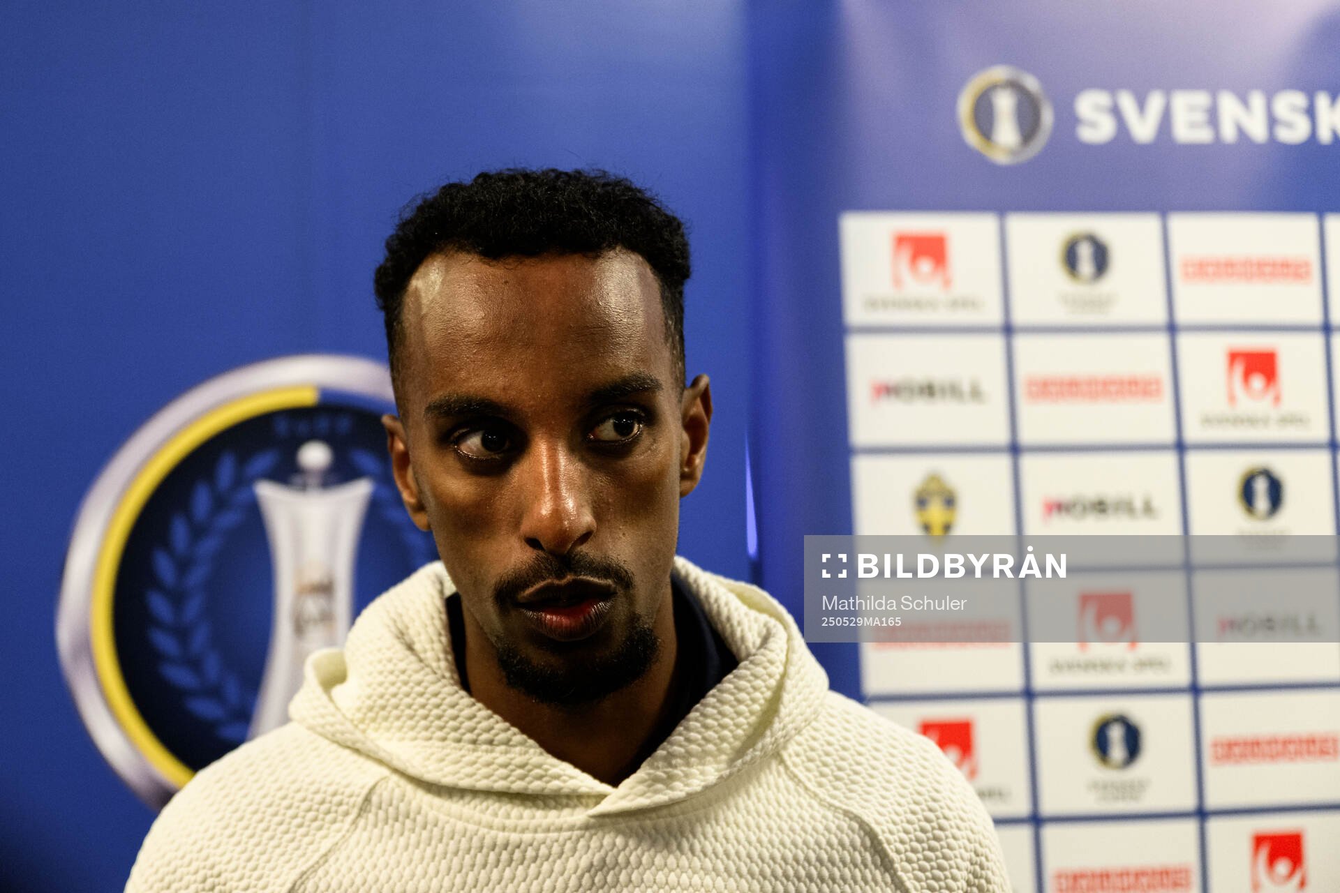 Malmö FFs Taha Ali efter finalen i Svenska Cupen mellan Malmö FF och Häcken den 29 maj 2025 i Malmö. 