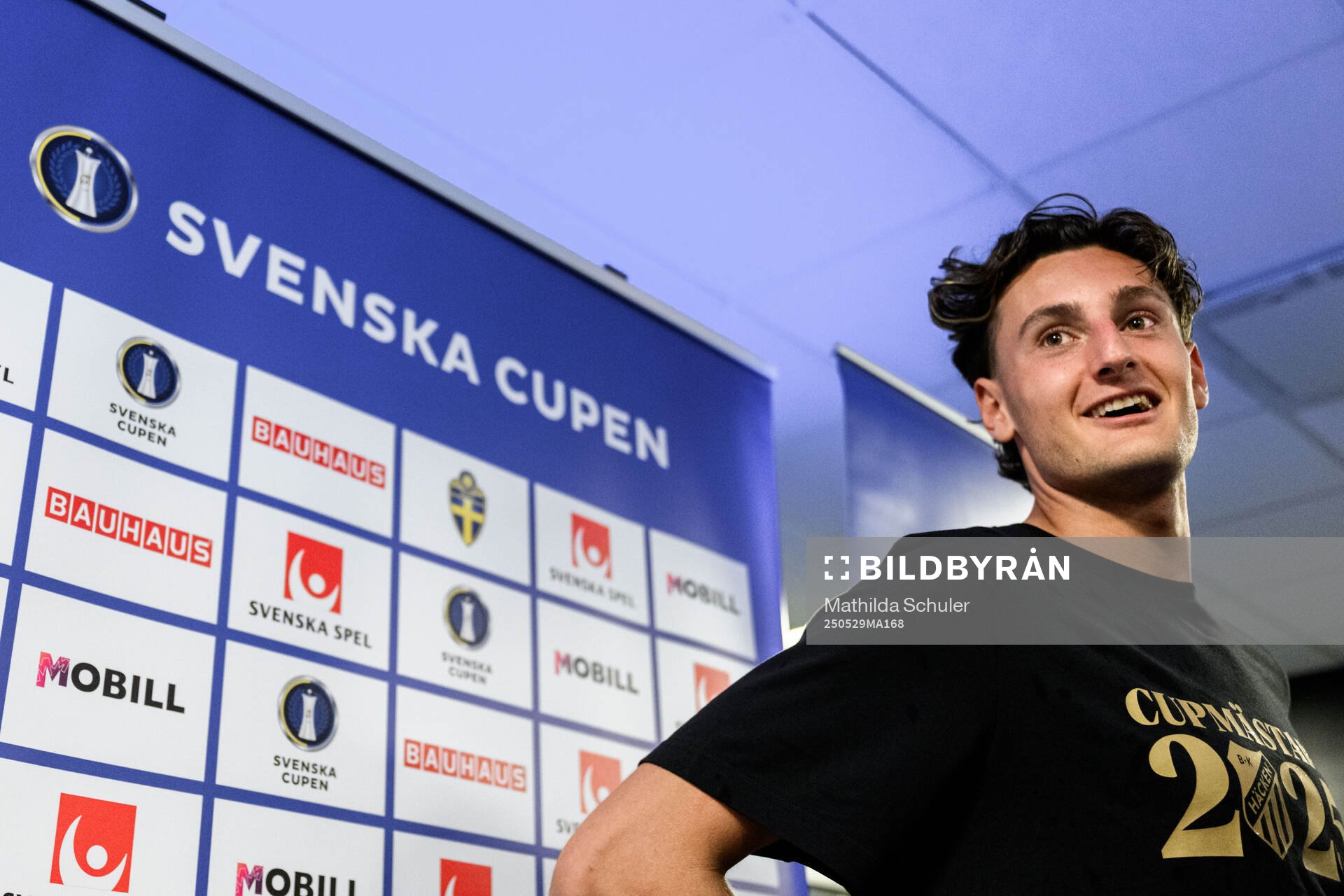 Häckens Silas Andersen efter finalen i Svenska Cupen mellan Malmö FF och Häcken den 29 maj 2025 i Malmö. 