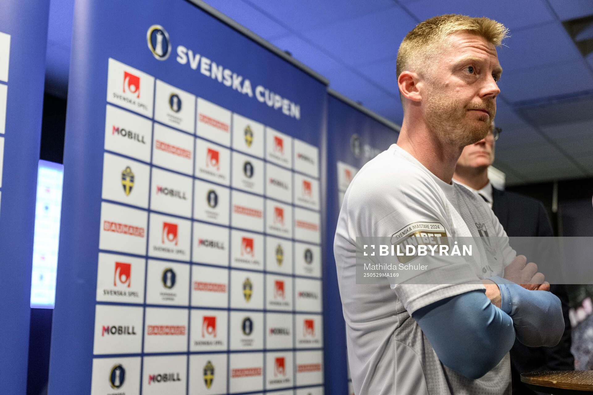 Malmö FFs Anders Christiansen efter finalen i Svenska Cupen mellan Malmö FF och Häcken den 29 maj 2025 i Malmö. 