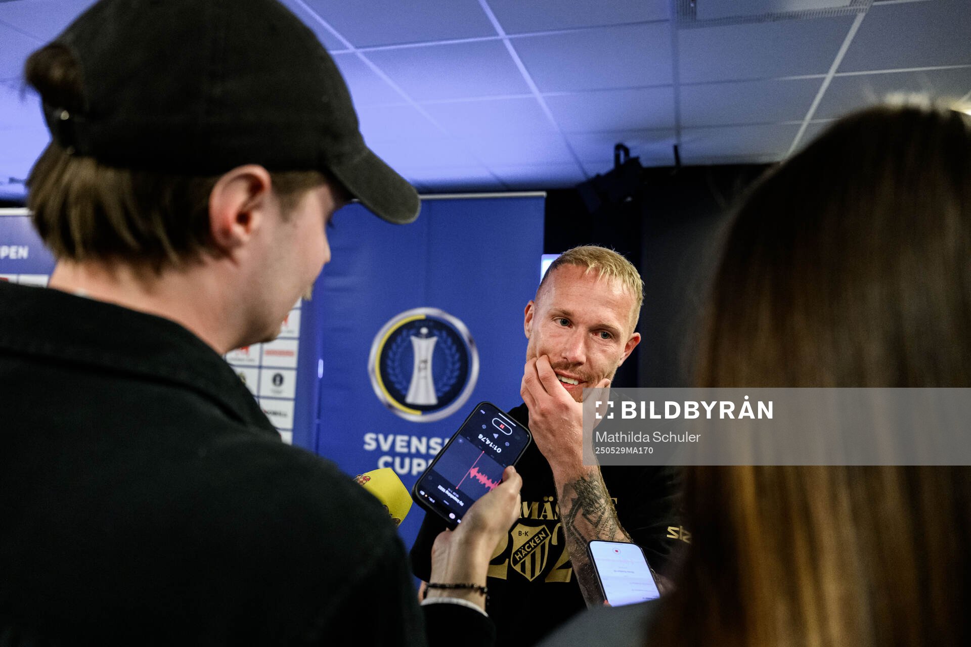 Häckens Mikkel Rygaard Jensen efter finalen i Svenska Cupen mellan Malmö FF och Häcken den 29 maj 2025 i Malmö. 