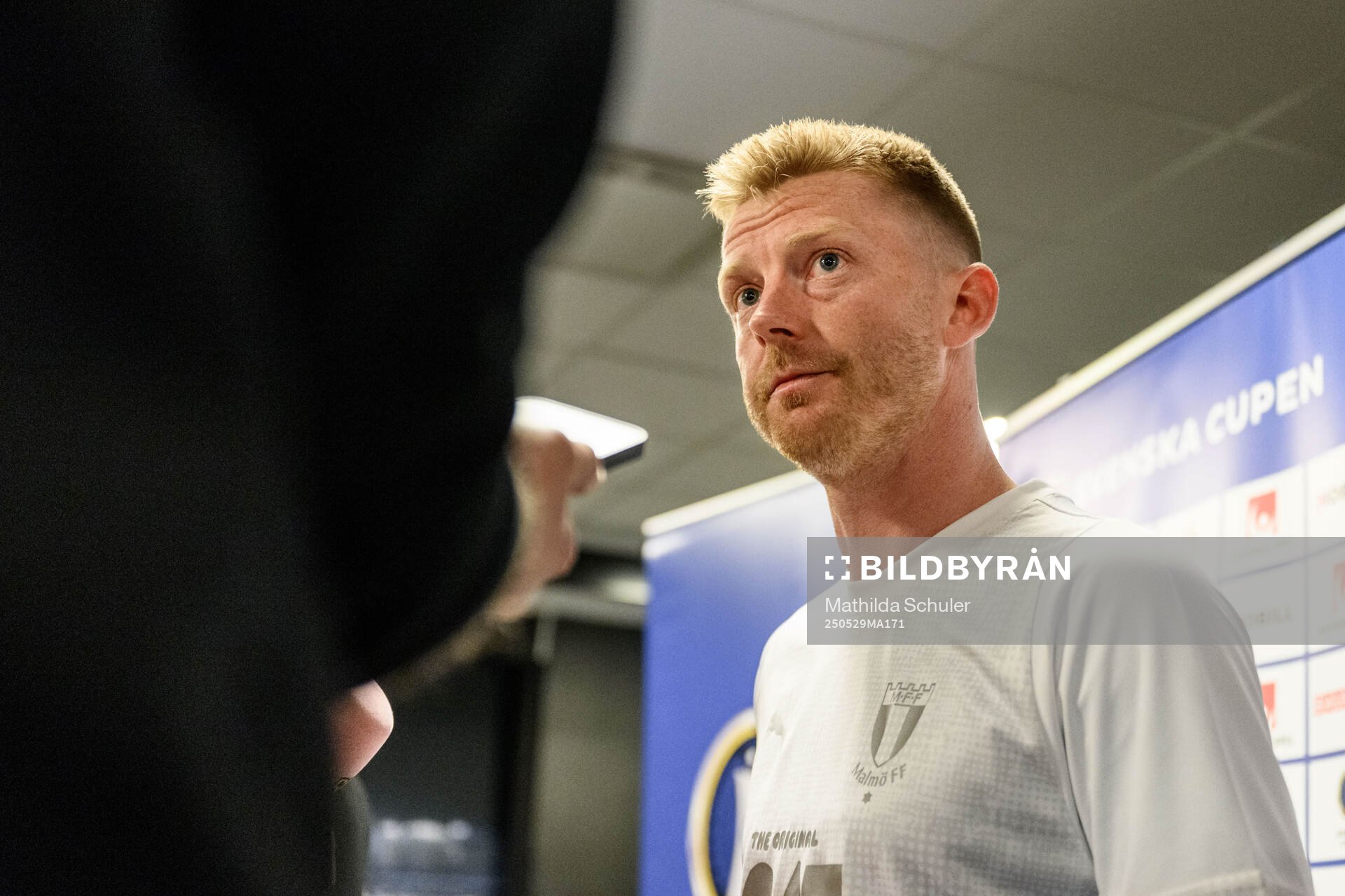 Malmö FFs Anders Christiansen efter finalen i Svenska Cupen mellan Malmö FF och Häcken den 29 maj 2025 i Malmö. 