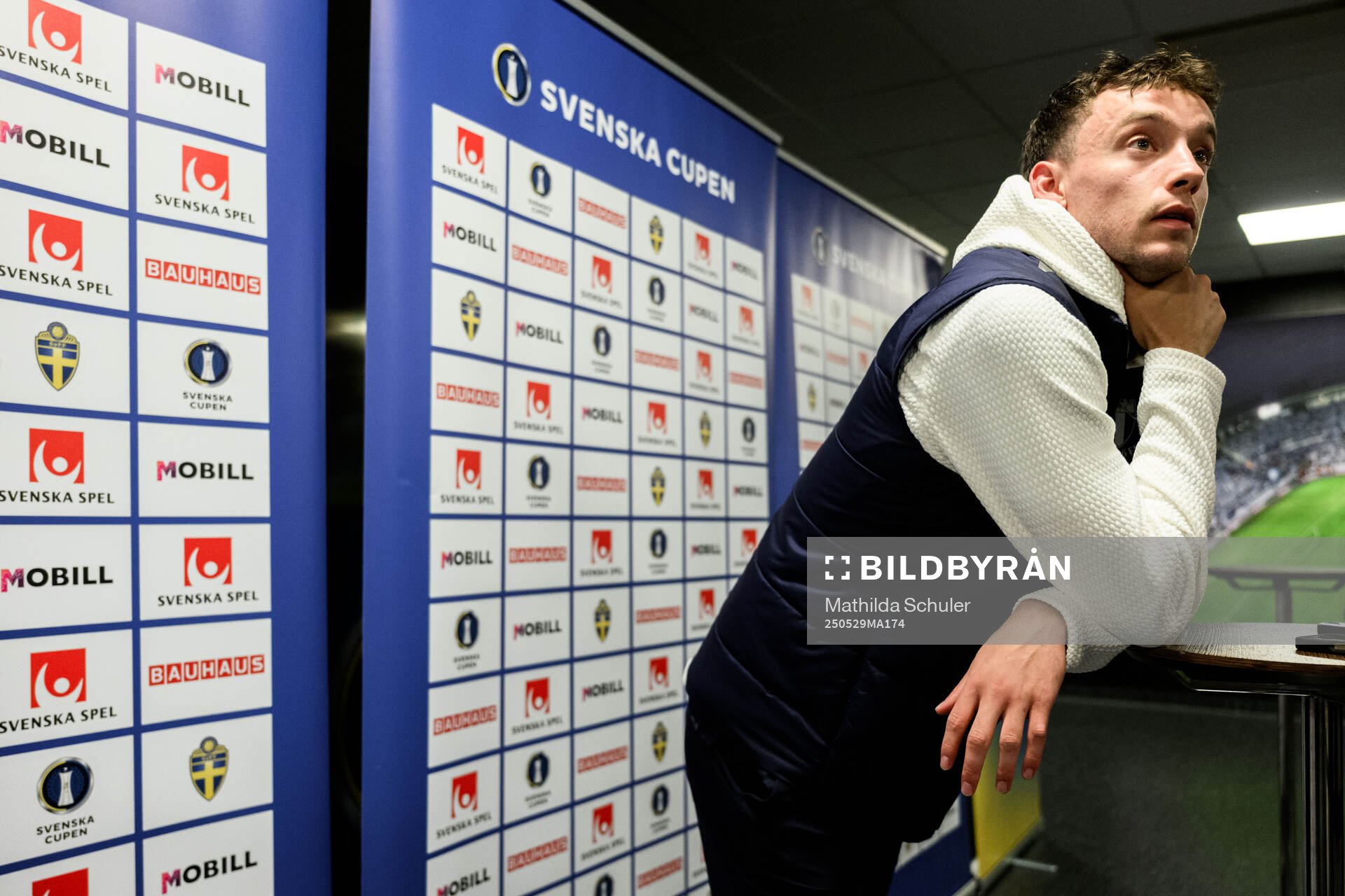Malmö FFs Colin Rösler efter finalen i Svenska Cupen mellan Malmö FF och Häcken den 29 maj 2025 i Malmö. 