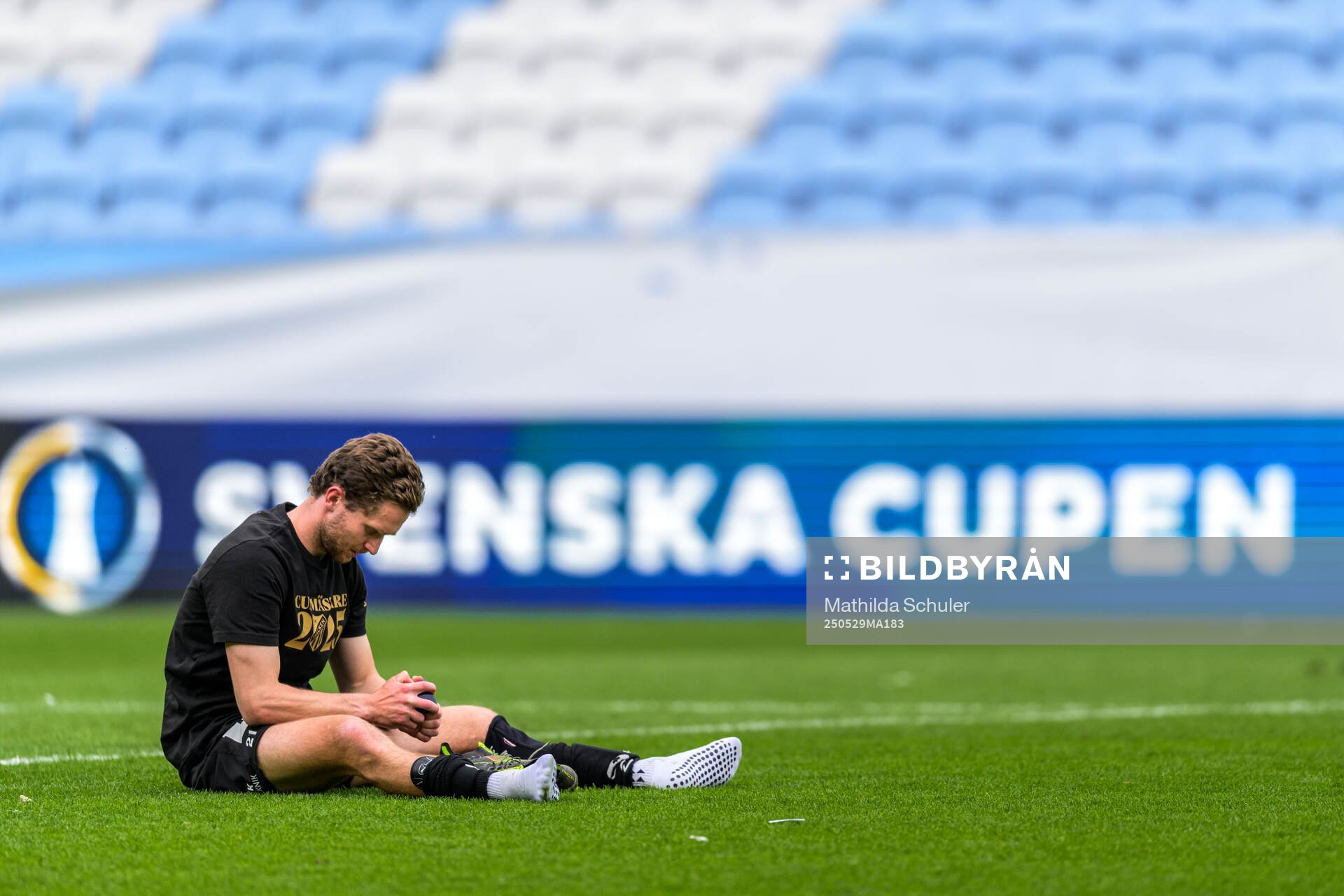 Häckens Adam Lundkvist efter finalen i Svenska Cupen mellan Malmö FF och Häcken den 29 maj 2025 i Malmö. 