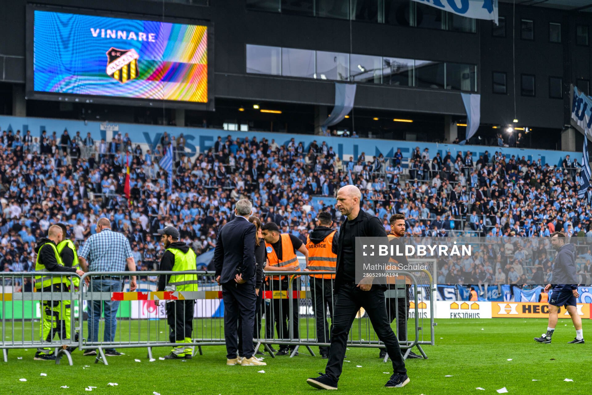 Malmö FFs tränare Henrik Rydström  deppar