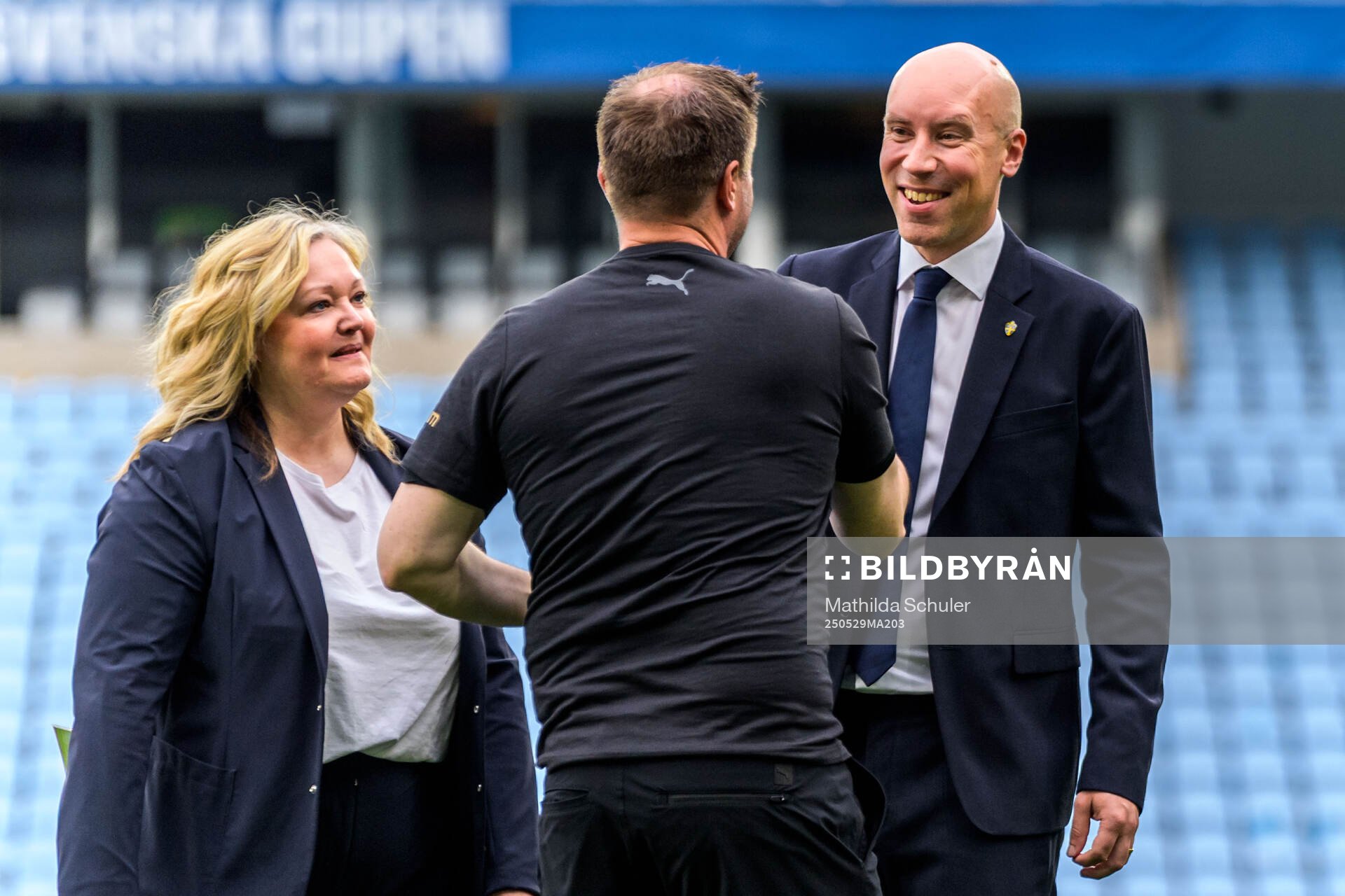 Svenska fotbollsförbundets ordförande Simon Åström efter finalen i Svenska Cupen mellan Malmö FF och Häcken den 29 maj 2025 i Malmö.