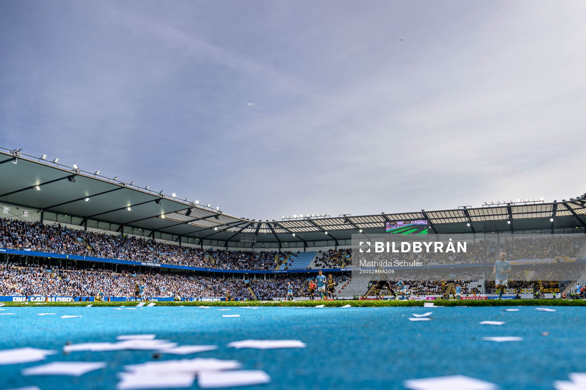 Eleda stadion under finalen i Svenska Cupen mellan Malmö FF och Häcken den 29 maj 2025 i Malmö. 