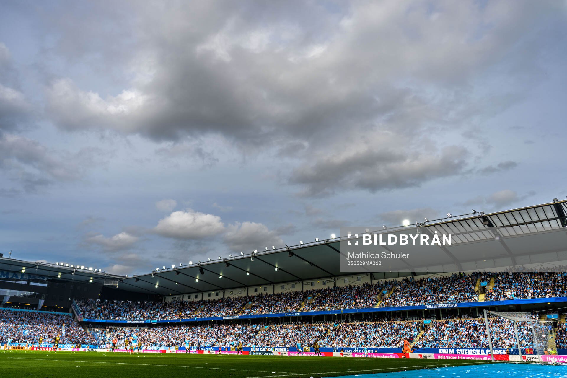 Eleda stadion under finalen i Svenska Cupen mellan Malmö FF och Häcken den 29 maj 2025 i Malmö. 