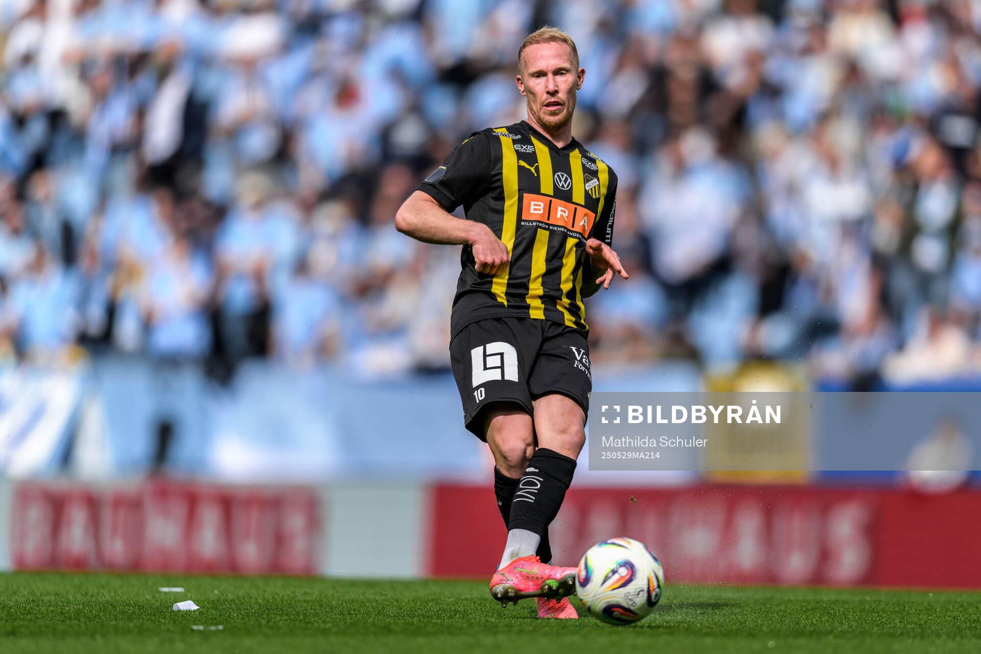 Häckens Mikkel Rygaard Jensen under finalen i Svenska Cupen mellan Malmö FF och Häcken den 29 maj 2025 i Malmö. 