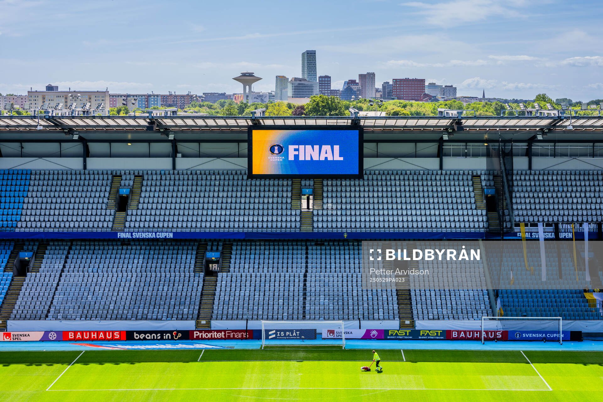 Generell vy inför finalen i Svenska Cupen mellan Malmö FF och Häcken den 29 maj 2025 i Malmö. 