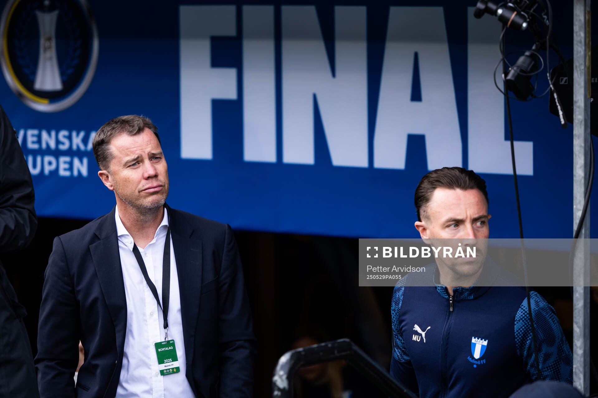 Malmö FFs sportchef Daniel Andersson inför finalen i Svenska Cupen mellan Malmö FF och Häcken den 29 maj 2025 i Malmö. 