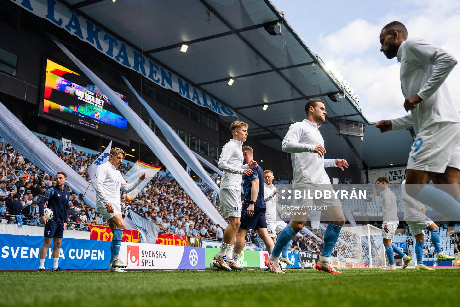 Malmö FFs Jens Stryger Larsen, Hugo Bolin och Gabriel