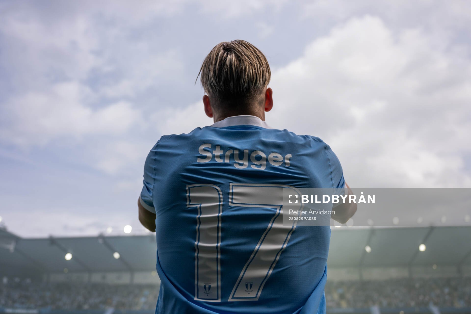 Malmö FFs Jens Stryger Larsen inför finalen i Svenska Cupen mellan Malmö FF och Häcken den 29 maj 2025 i Malmö. 