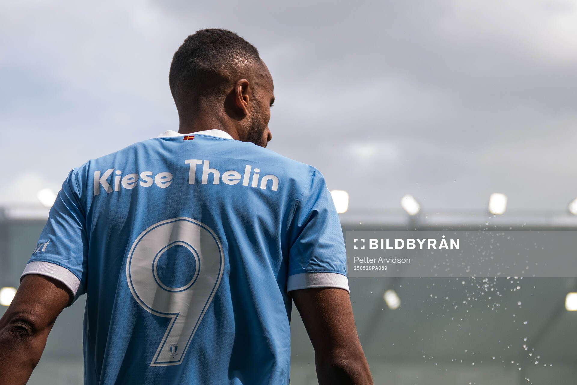 Malmö FFs Isaac Thelin inför finalen i Svenska Cupen mellan Malmö FF och Häcken den 29 maj 2025 i Malmö. 
