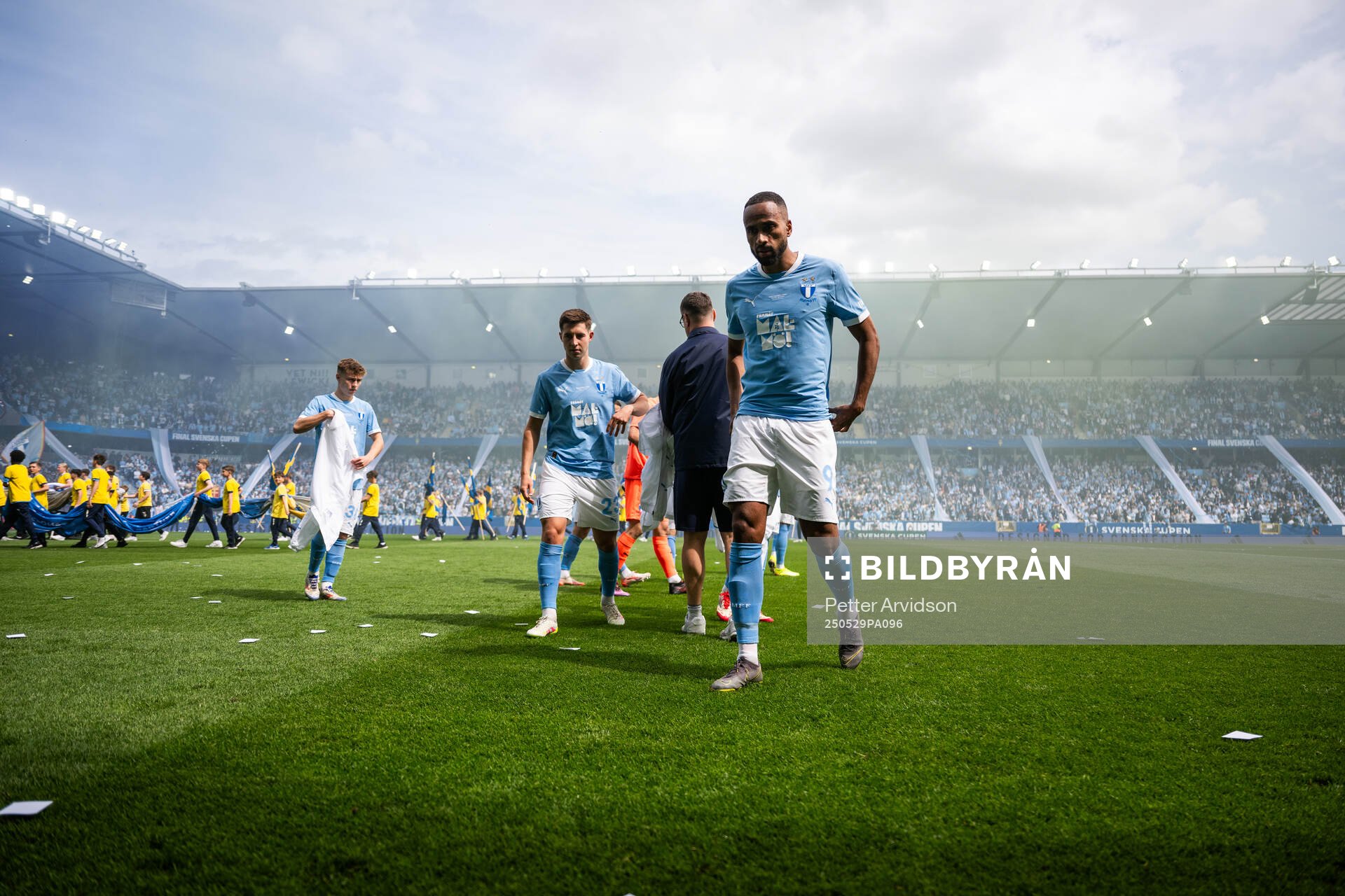 Malmö FFs Isaac Thelin inför finalen i Svenska Cupen mellan Malmö FF och Häcken den 29 maj 2025 i Malmö. 