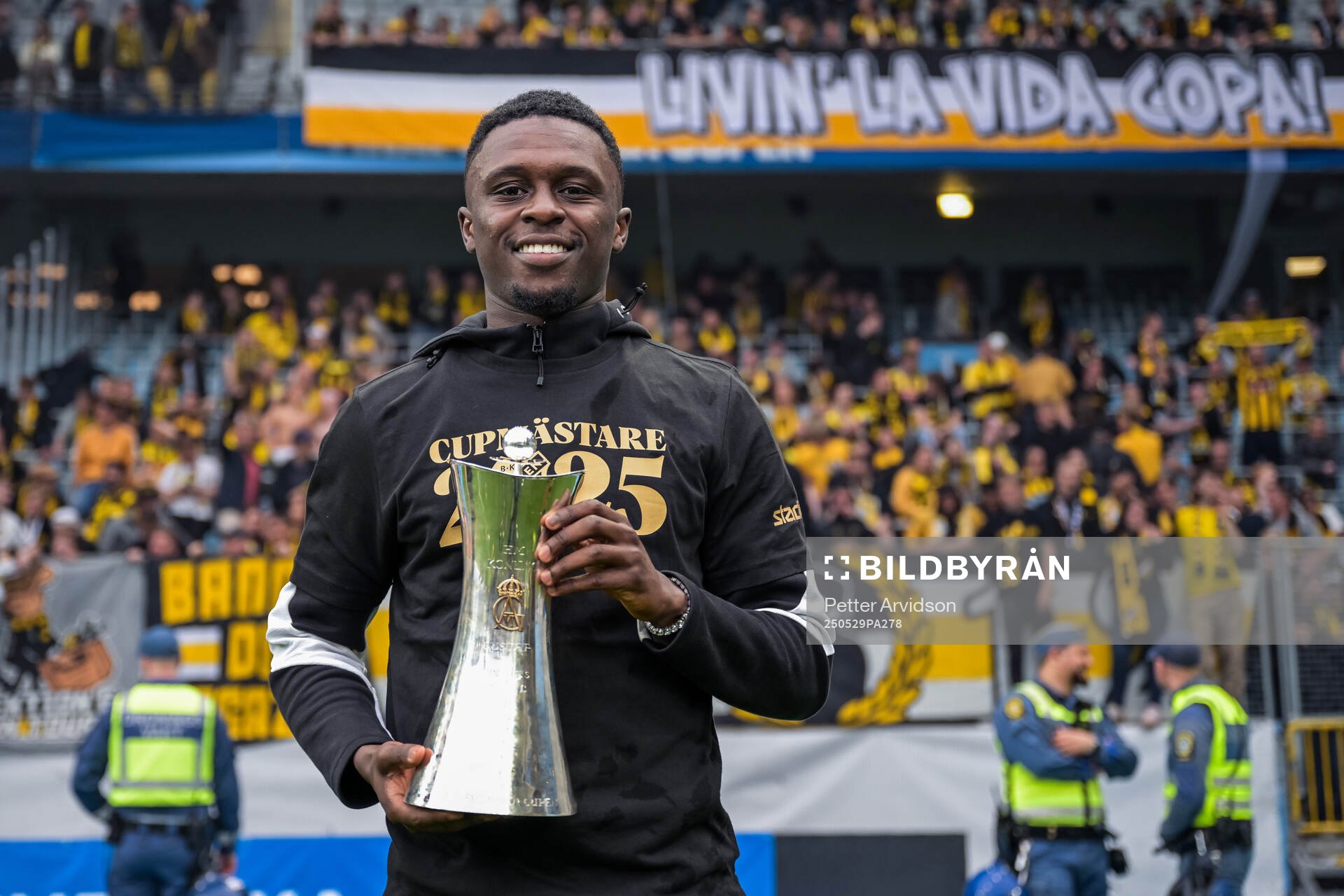 under finalen i Svenska Cupen mellan Malmö FF och Häcken den 29 maj 2025 i Malmö. 