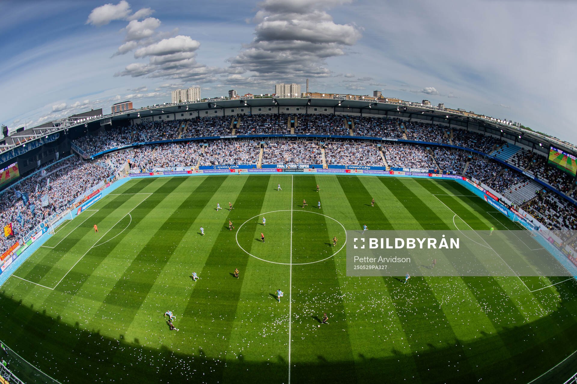 Generell vy över Eleda Stadion