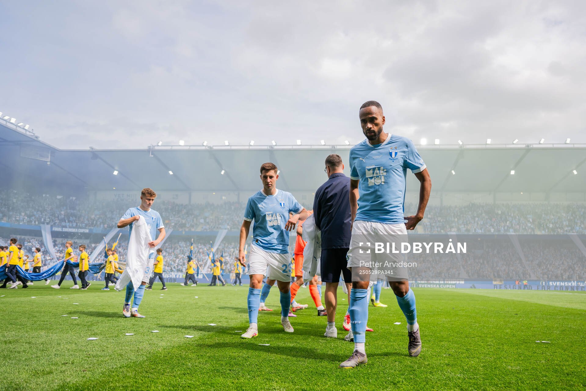 Malmö FFs Isaac Kiese Thelin inför finalen i Svenska Cupen mellan Malmö FF och Häcken den 29 maj 2025 i Malmö. 