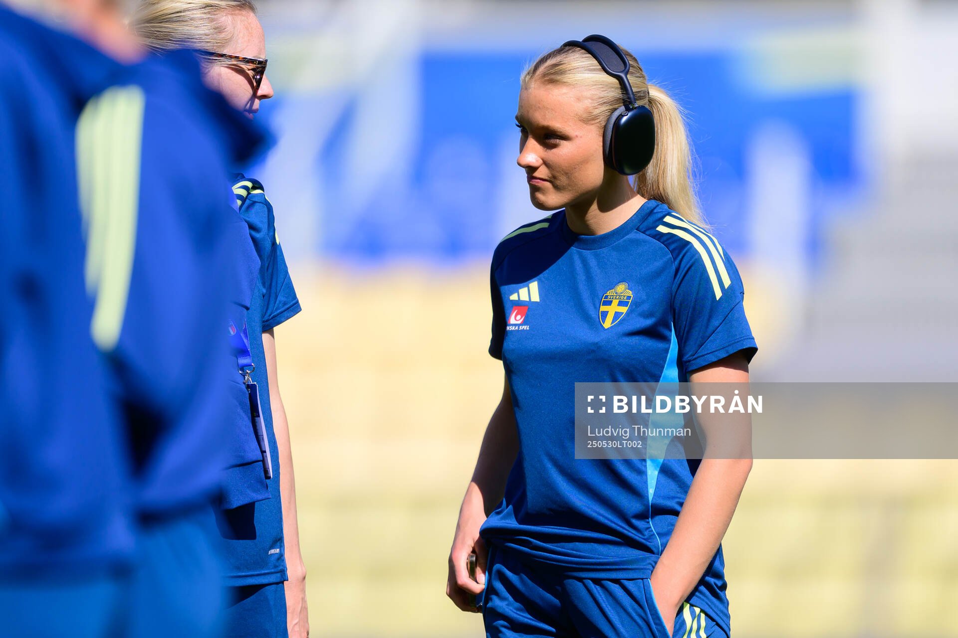 Smilla Holmberg of Sweden ahead of the Women's Nations League football match between Italy and Sweden on May 30, 2025 in Parma. 