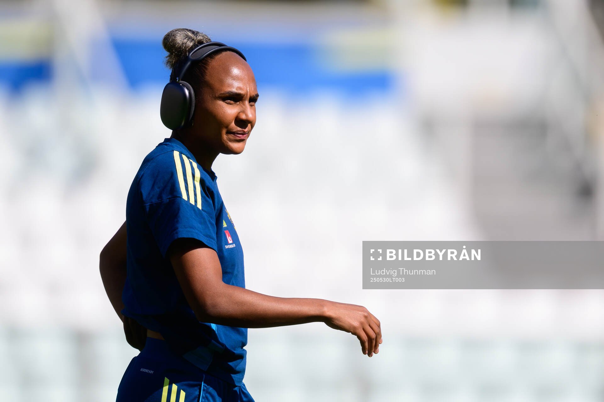 Madelen Janogy of Sweden ahead of the Women's Nations League football match between Italy and Sweden on May 30, 2025 in Parma. 