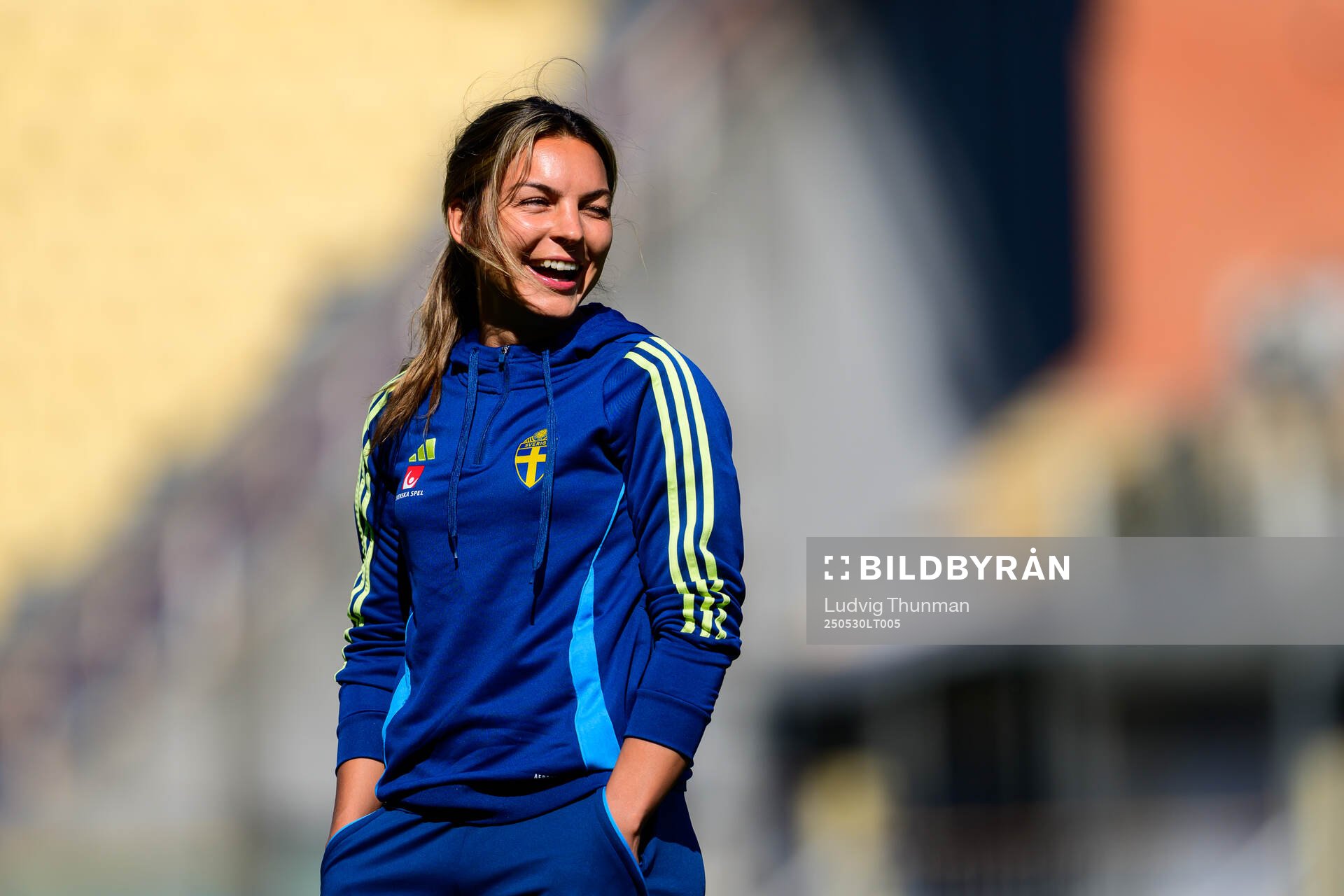 Johanna Rytting Kaneryd of Sweden ahead of the Women's Nations League football match between Italy and Sweden on May 30, 2025 in Parma.