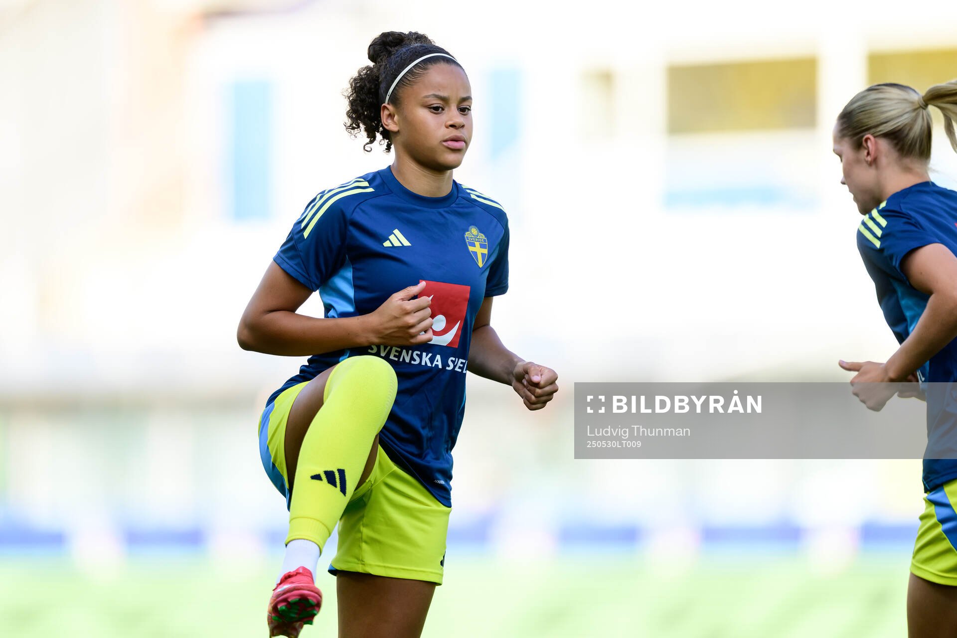 Felicia Schröder of Sweden ahead of the Women's Nations League football match between Italy and Sweden on May 30, 2025 in Parma. 