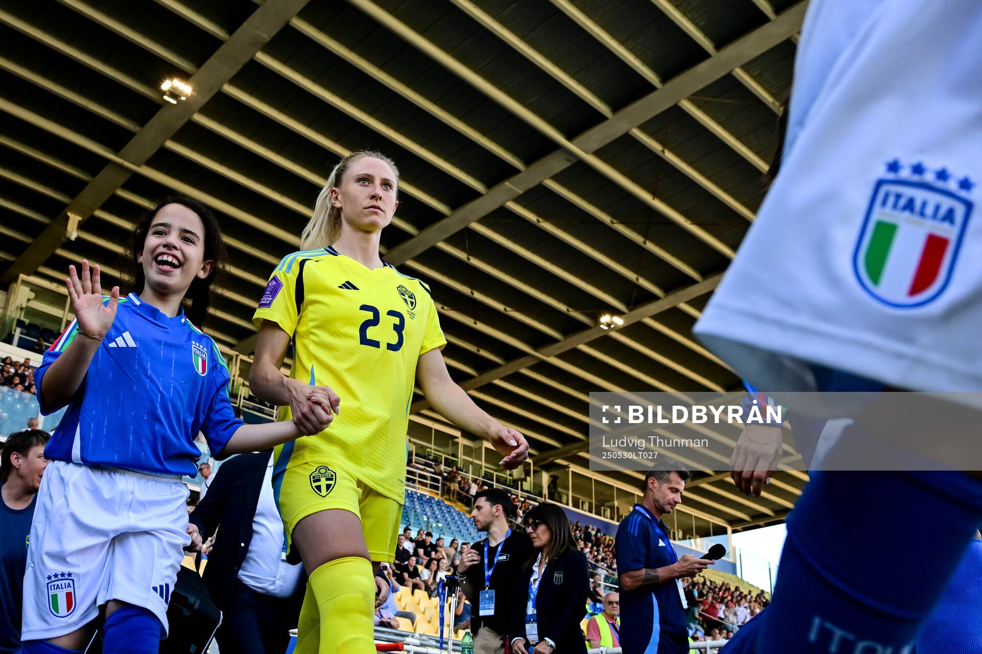 Rebecka Blomqvist of Sweden ahead of the Women's Nations League football match between Italy and Sweden on May 30, 2025 in Parma. 