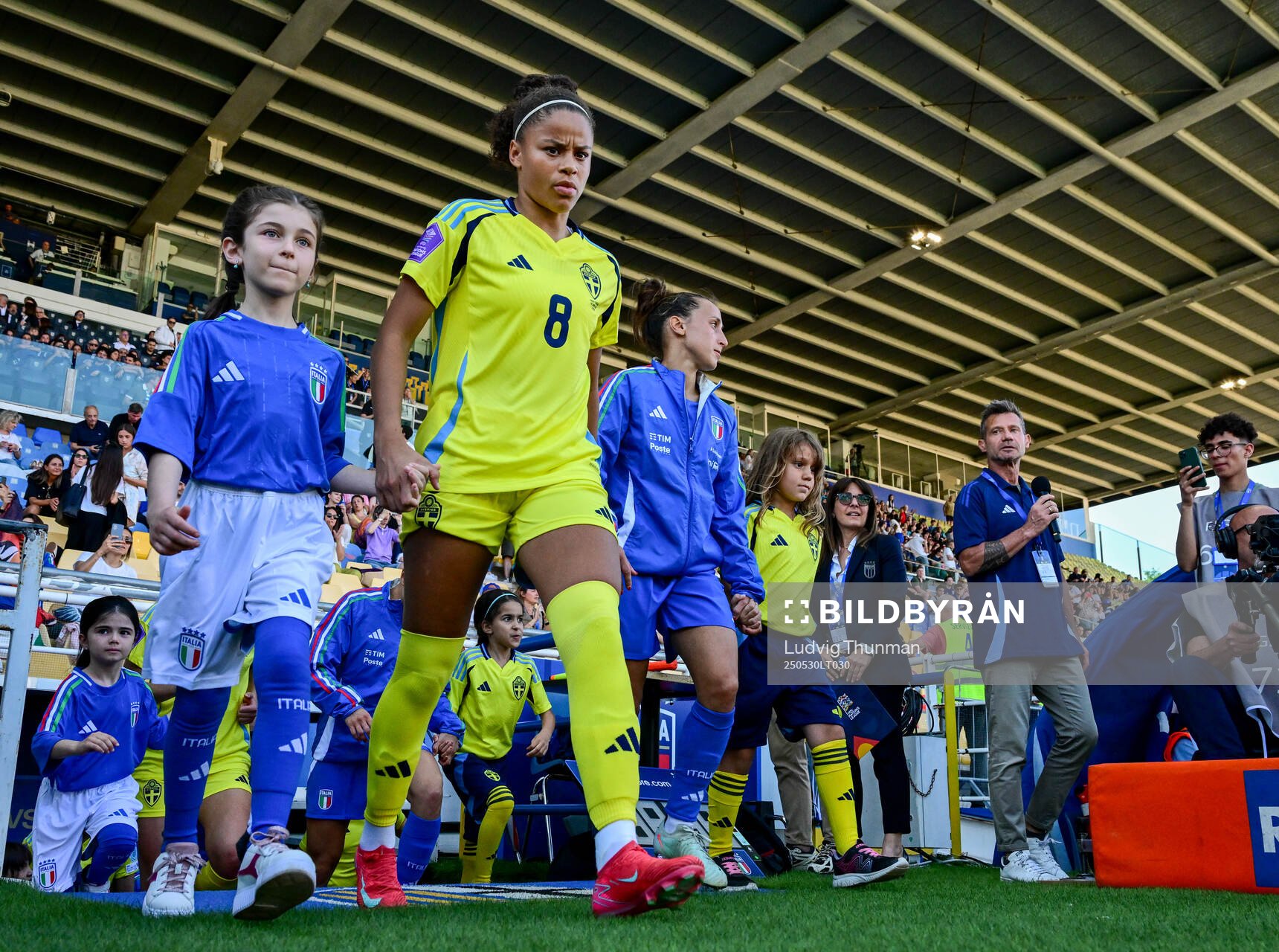 Felicia Schröder of Sweden ahead of the Women's Nations League football match between Italy and Sweden on May 30, 2025 in Parma. 