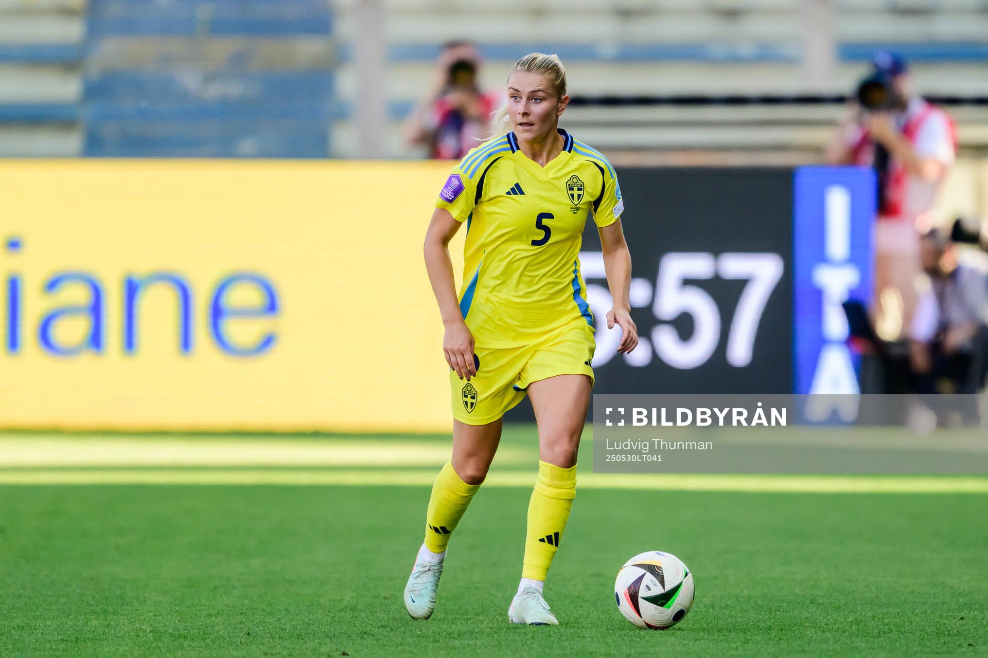 Amanda Nildén of Sweden during the Women's Nations League football match between Italy and Sweden on May 30, 2025 in Parma. 