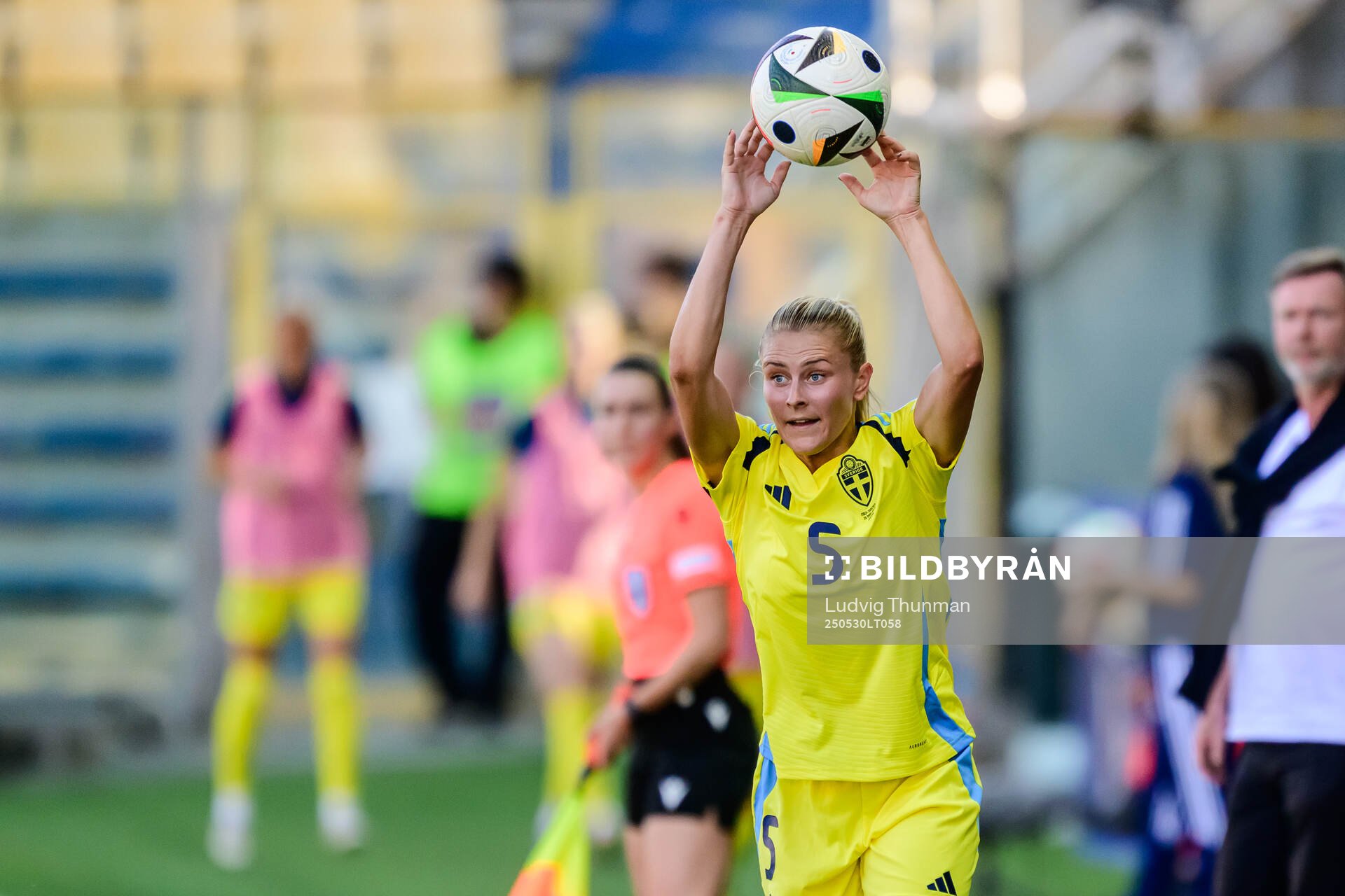 Amanda Nildén of Sweden during the Women's Nations League football match between Italy and Sweden on May 30, 2025 in Parma. 