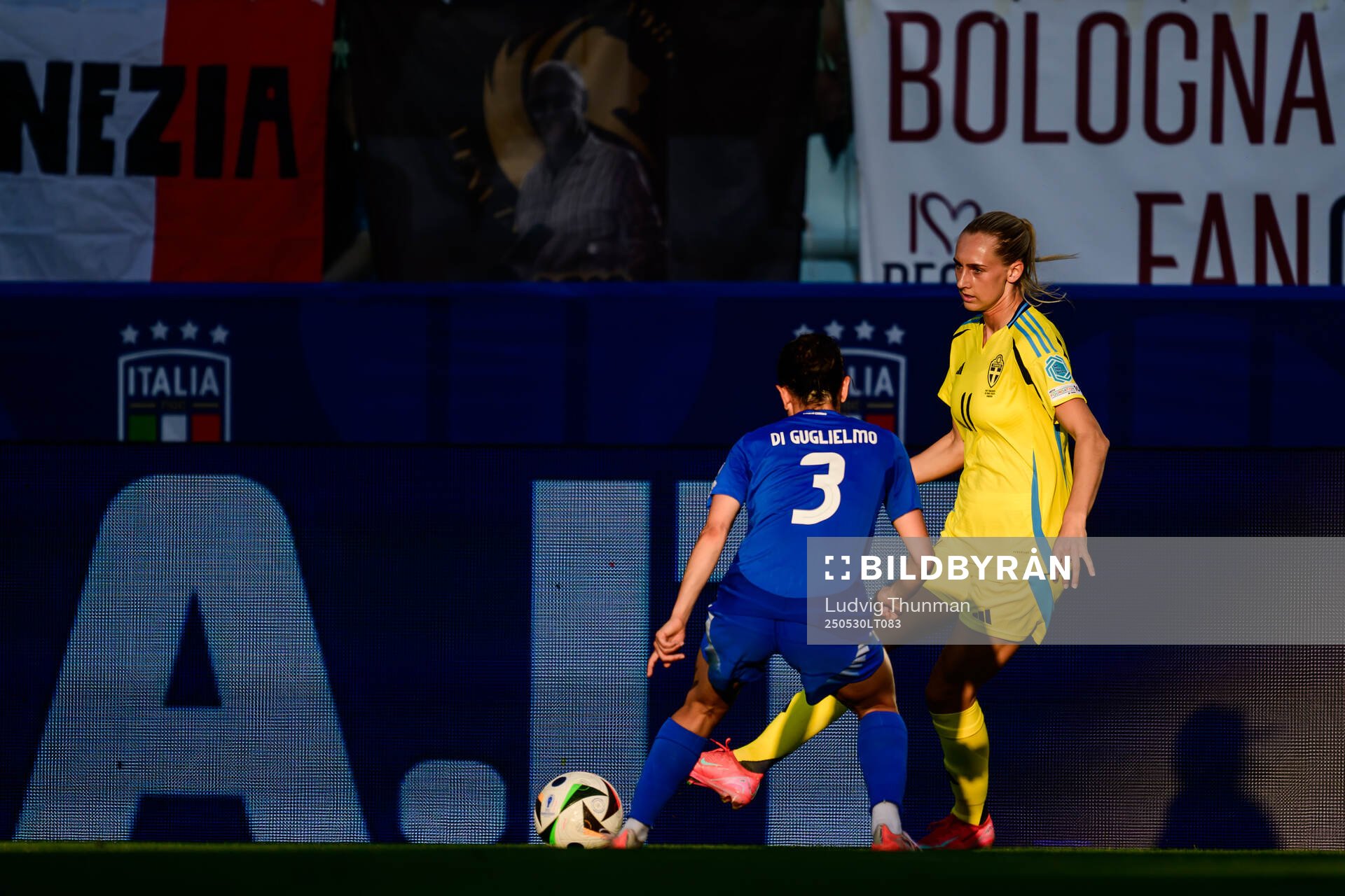 Ellen Wangerheim of Sweden during the Women's Nations League football match between Italy and Sweden on May 30, 2025 in Parma. 