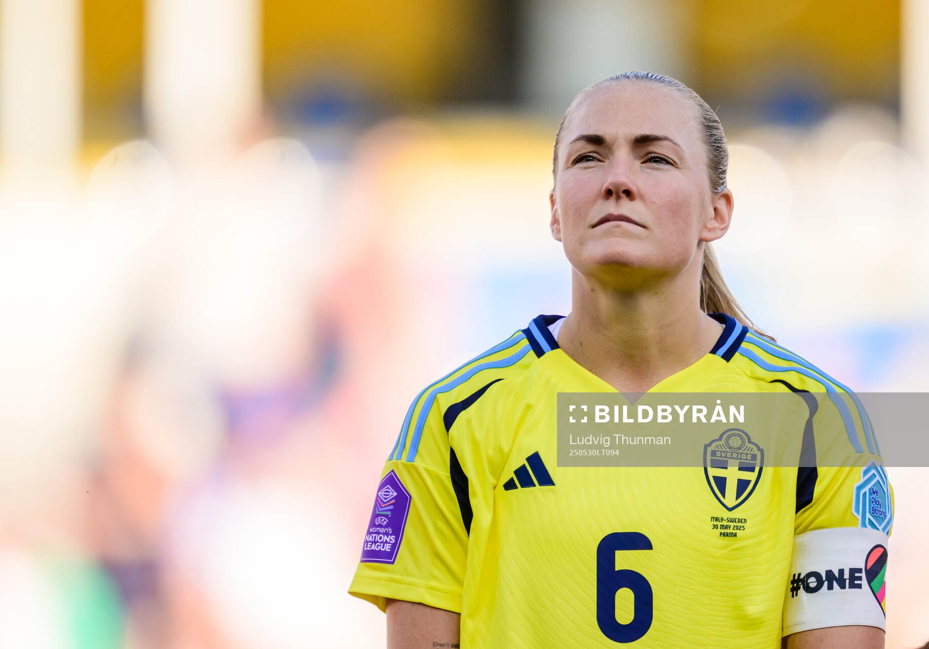Magdalena Eriksson of Sweden ahead of the Women's Nations League football match between Italy and Sweden on May 30, 2025 in Parma.