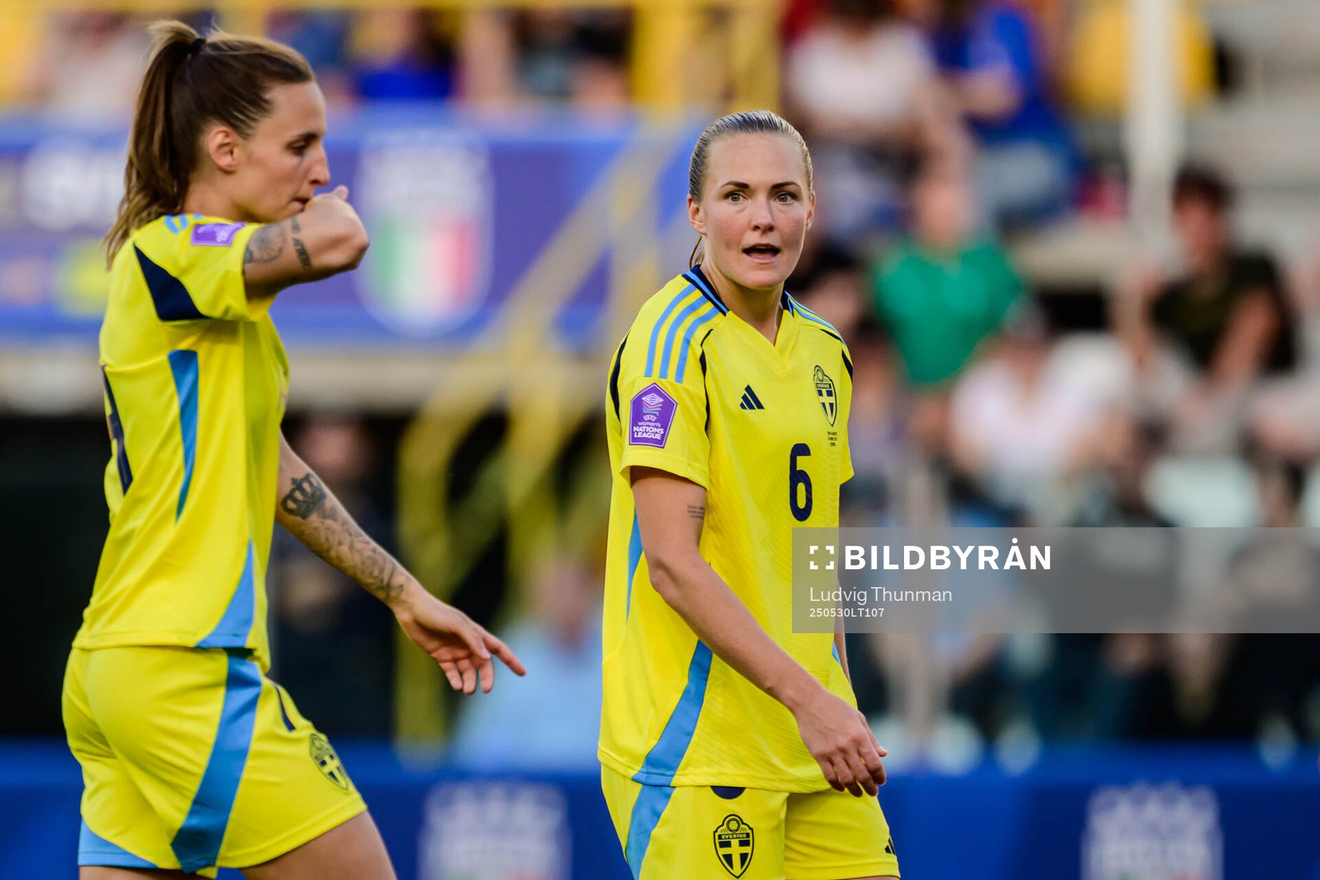 Nathalie Björn and Magdalena Eriksson of Sweden