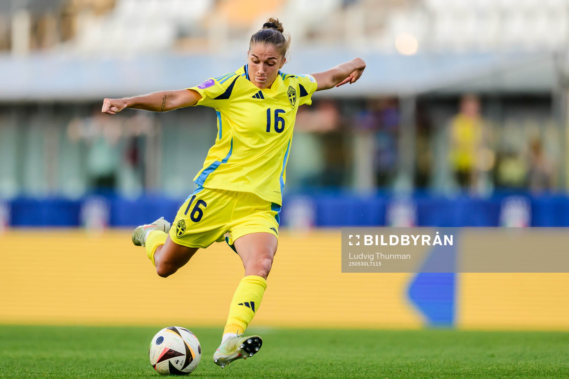Filippa Angeldahl of Sweden during the Women's Nations League football match between Italy and Sweden on May 30, 2025 in Parma. 