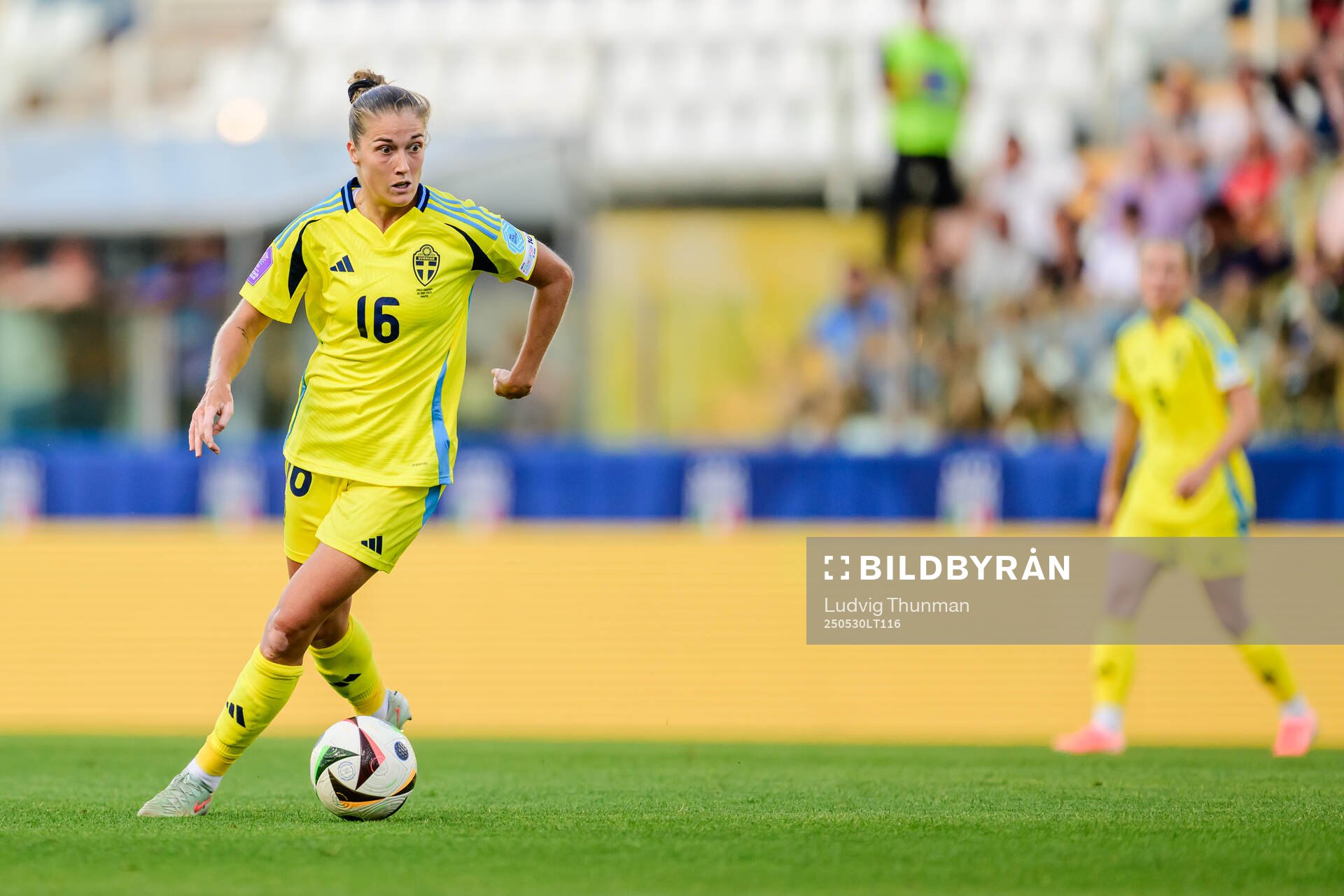Filippa Angeldahl of Sweden during the Women's Nations League football match between Italy and Sweden on May 30, 2025 in Parma. 
