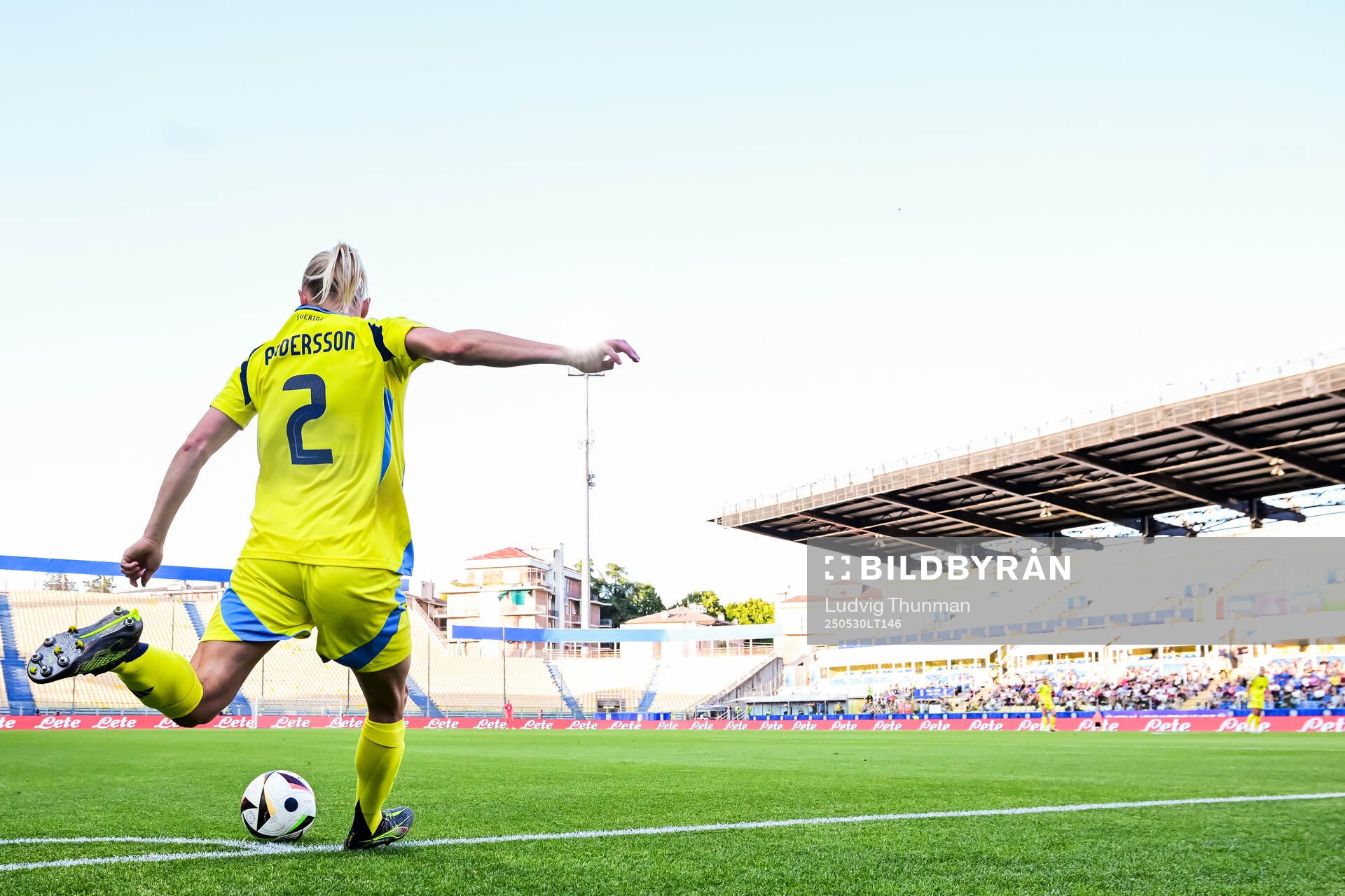 Jonna Andersson of Sweden during the Women's Nations League football match between Italy and Sweden on May 30, 2025 in Parma. 