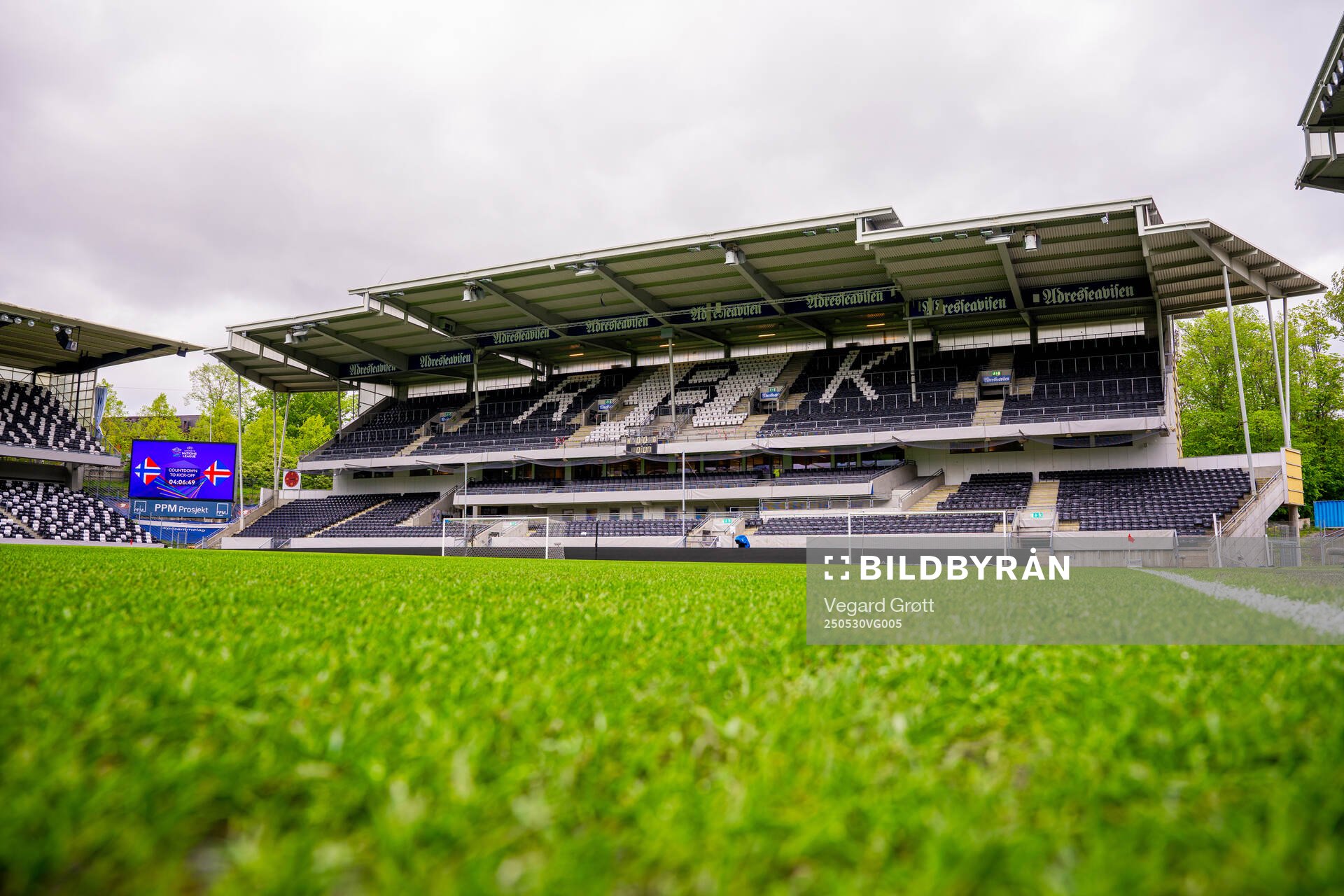 General view of Lerkendal stadion