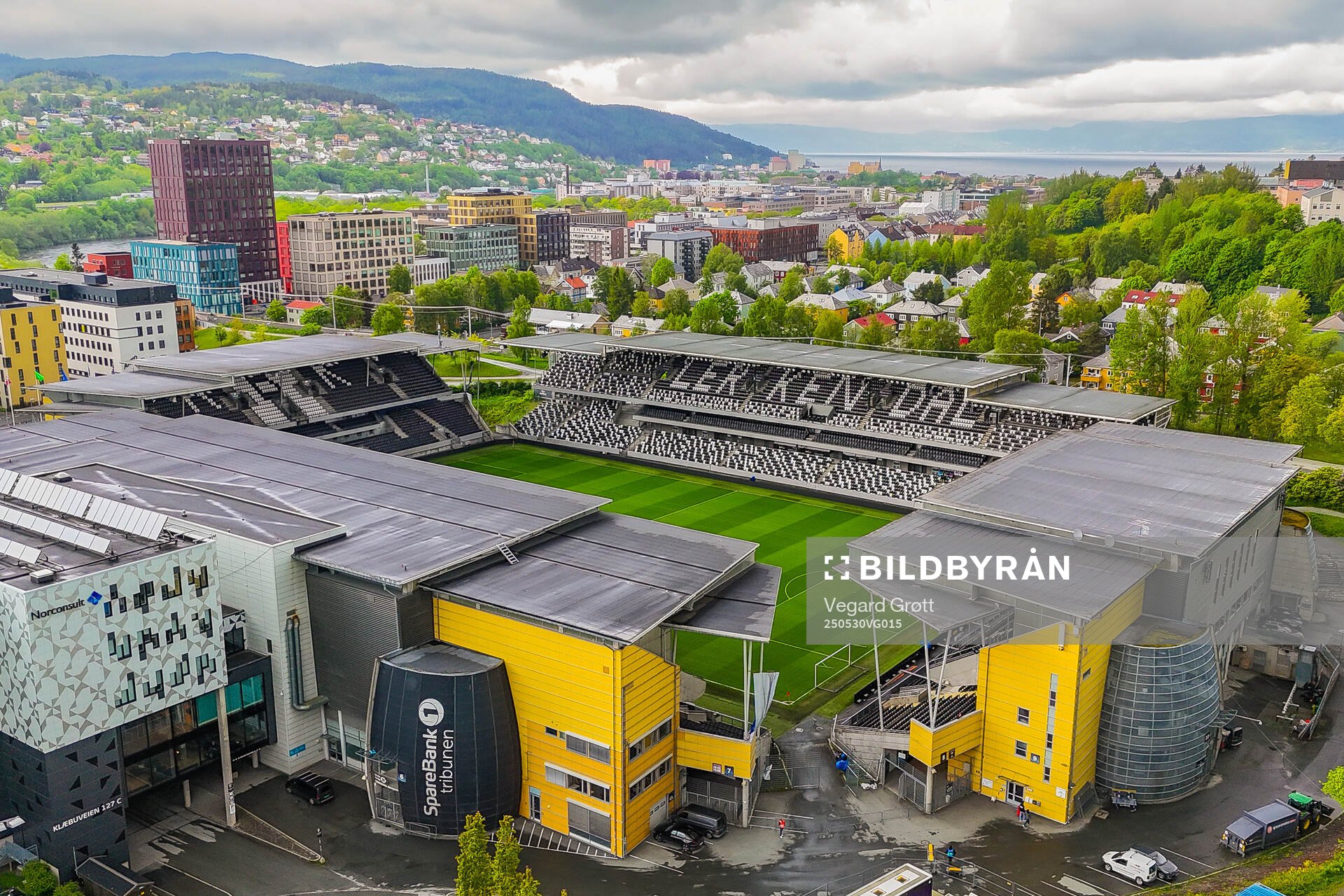 General view of Lerkendal stadion