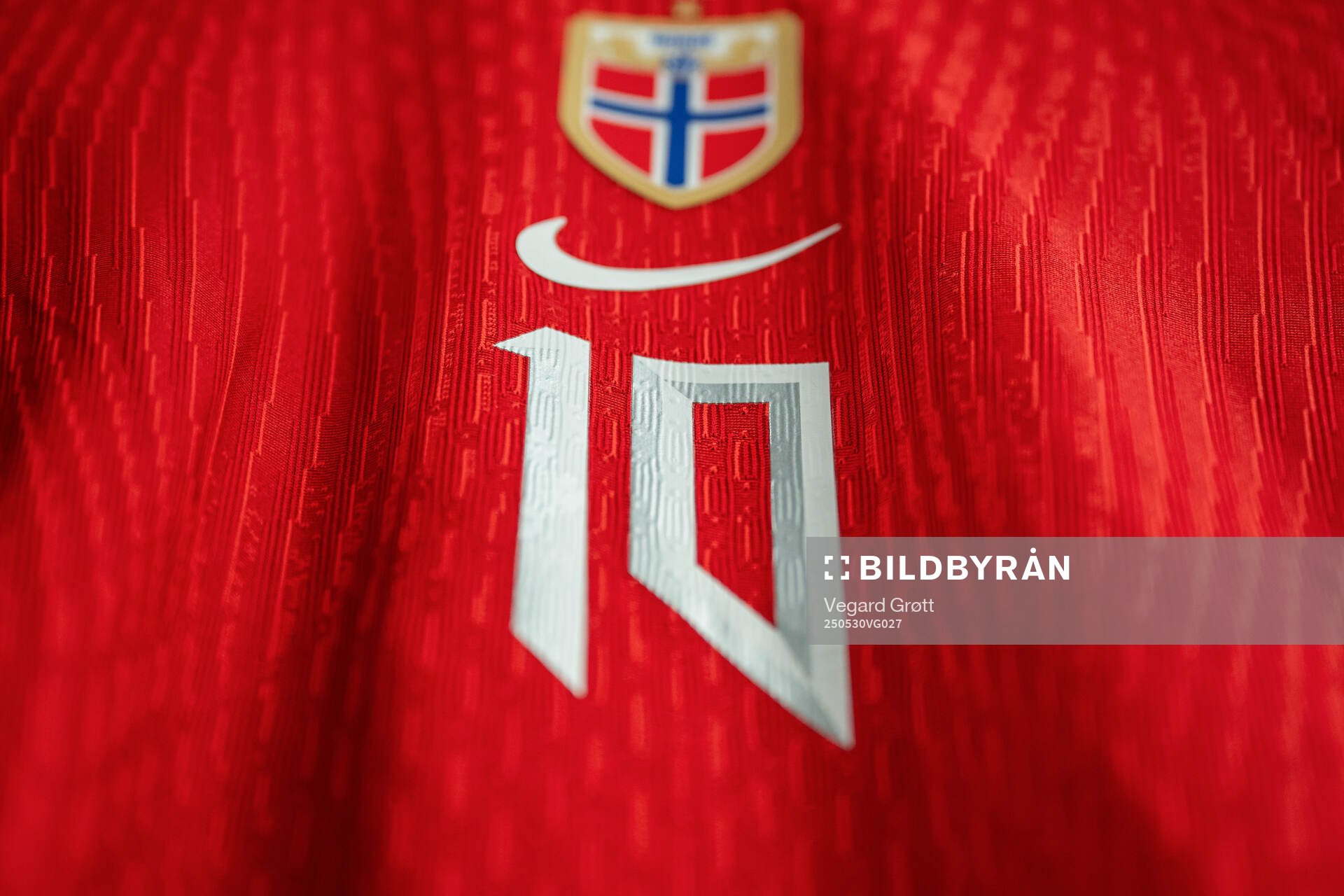 The kit of Caroline Graham Hansen of Norway in the dressing